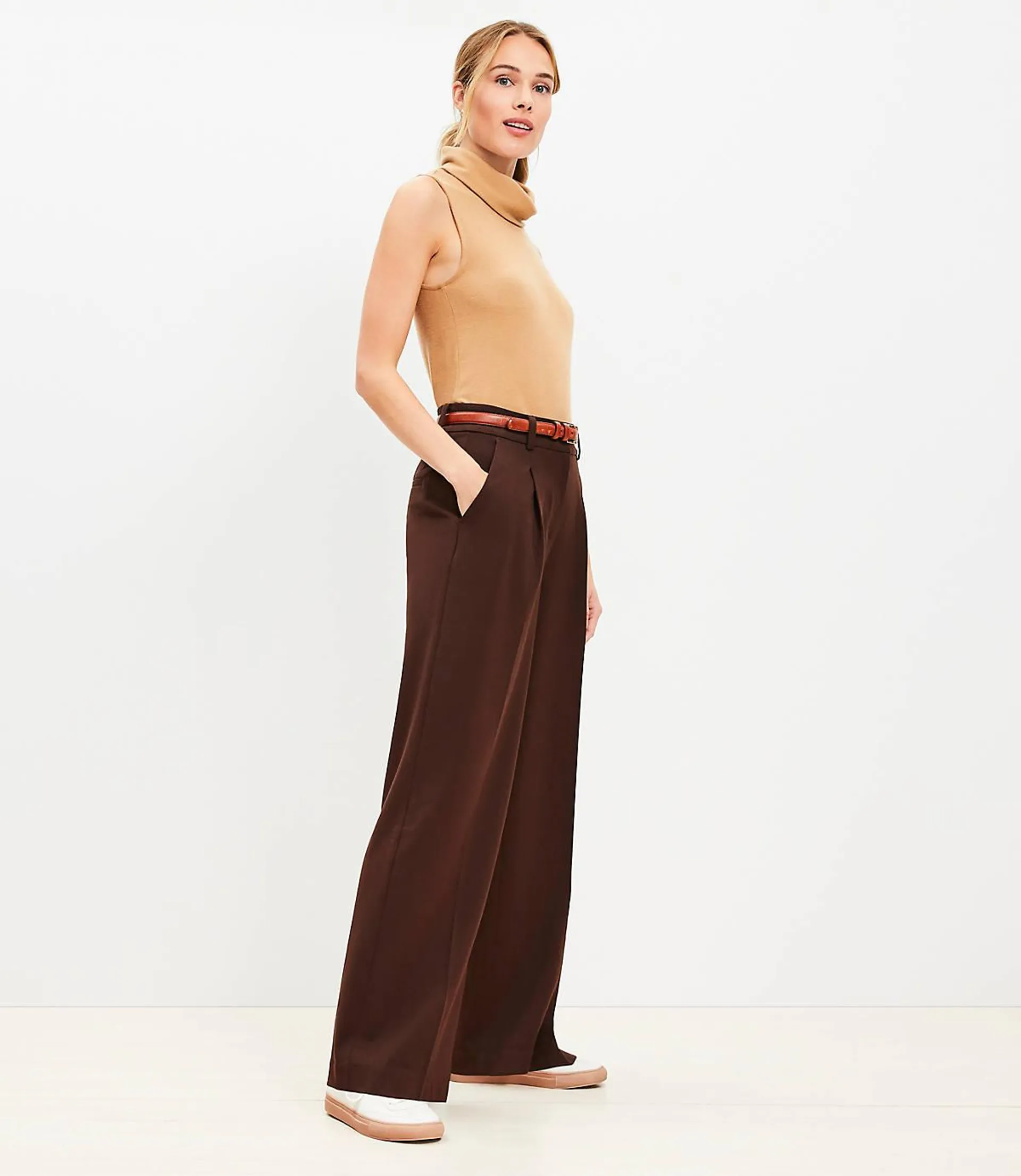 Peyton Trouser Pants in Bi-Stretch