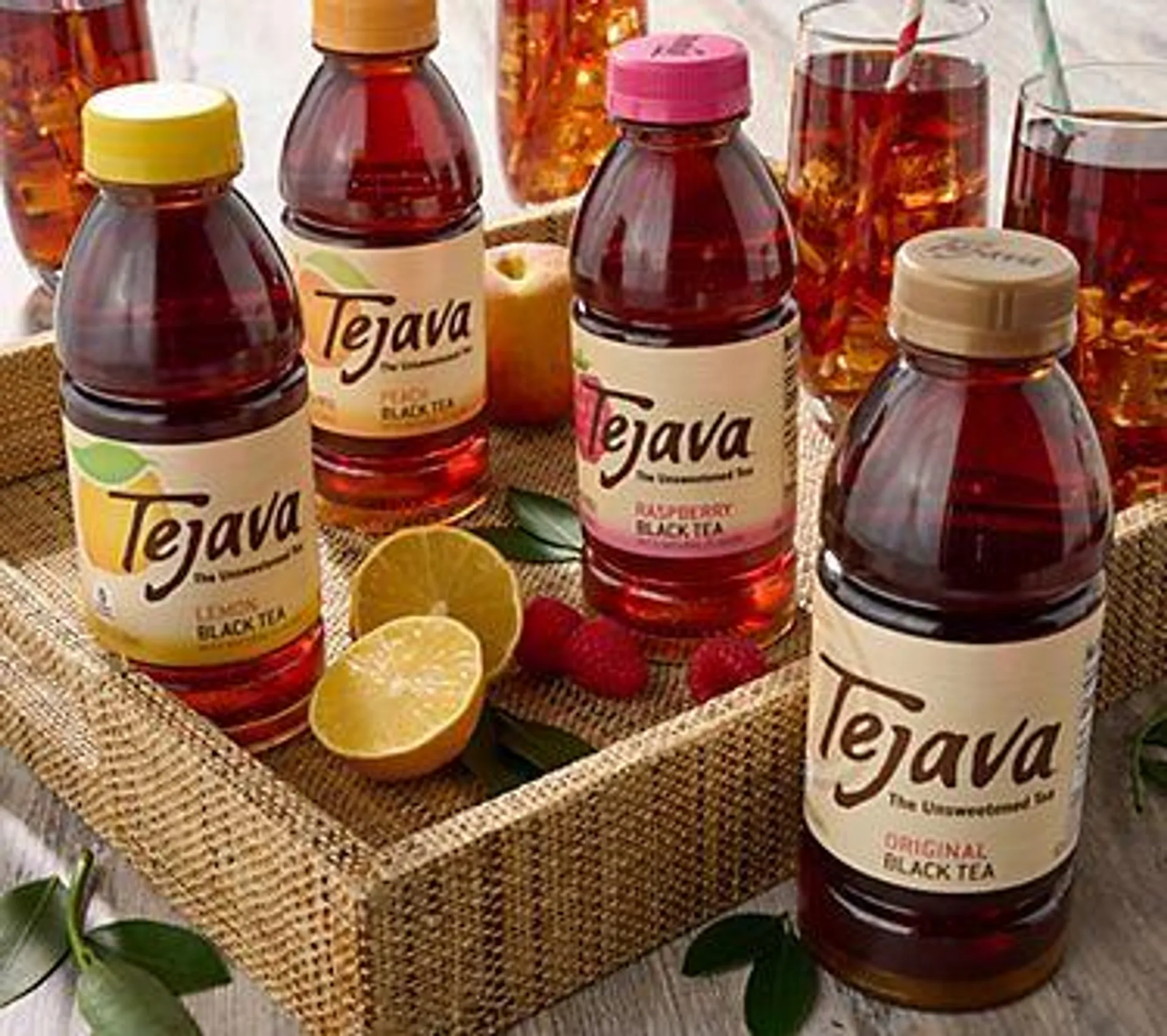 Tejava (24) Bottles of Unsweetened Tea in Flavor Choice