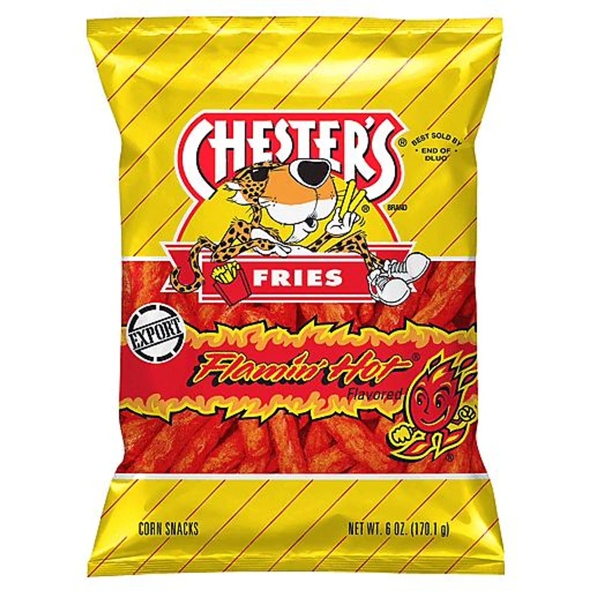 Chester&#039;s Flamin&#039; Hot Fries 6 oz bag