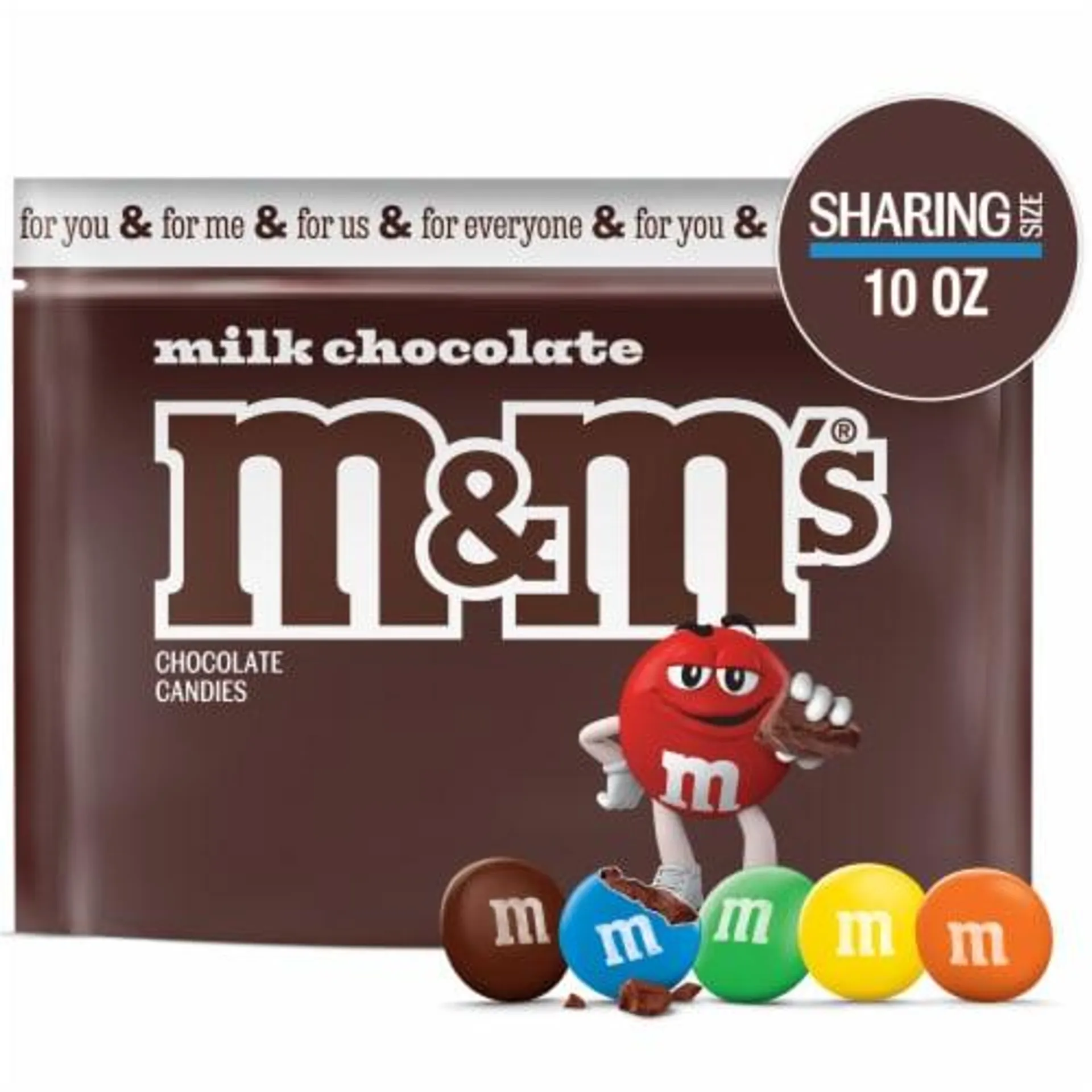 M&M'S Milk Chocolate Candy Sharing Size Bag