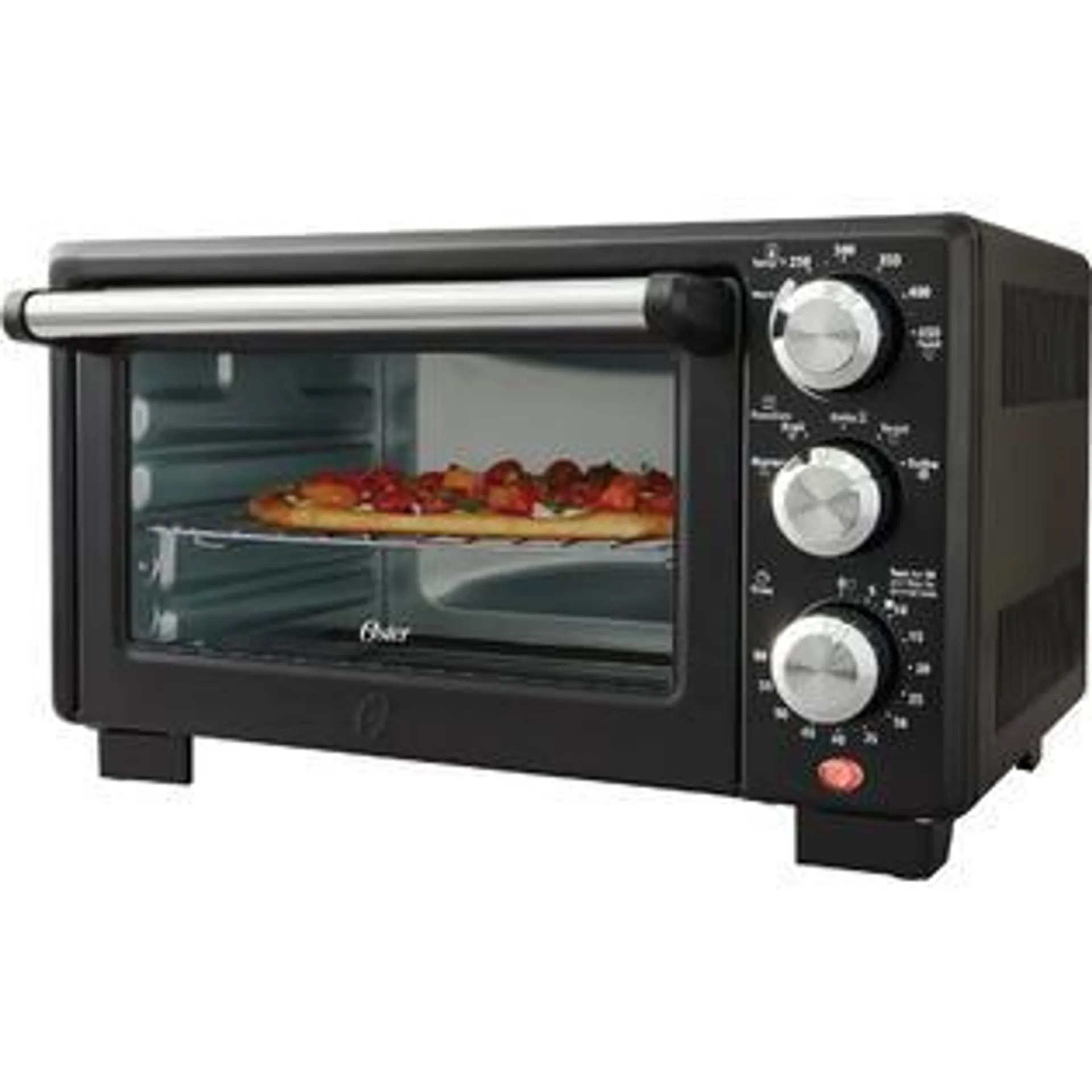 Oster 2132650 Oster 4-Slice Matte Black Compact Toaster Oven 2132650