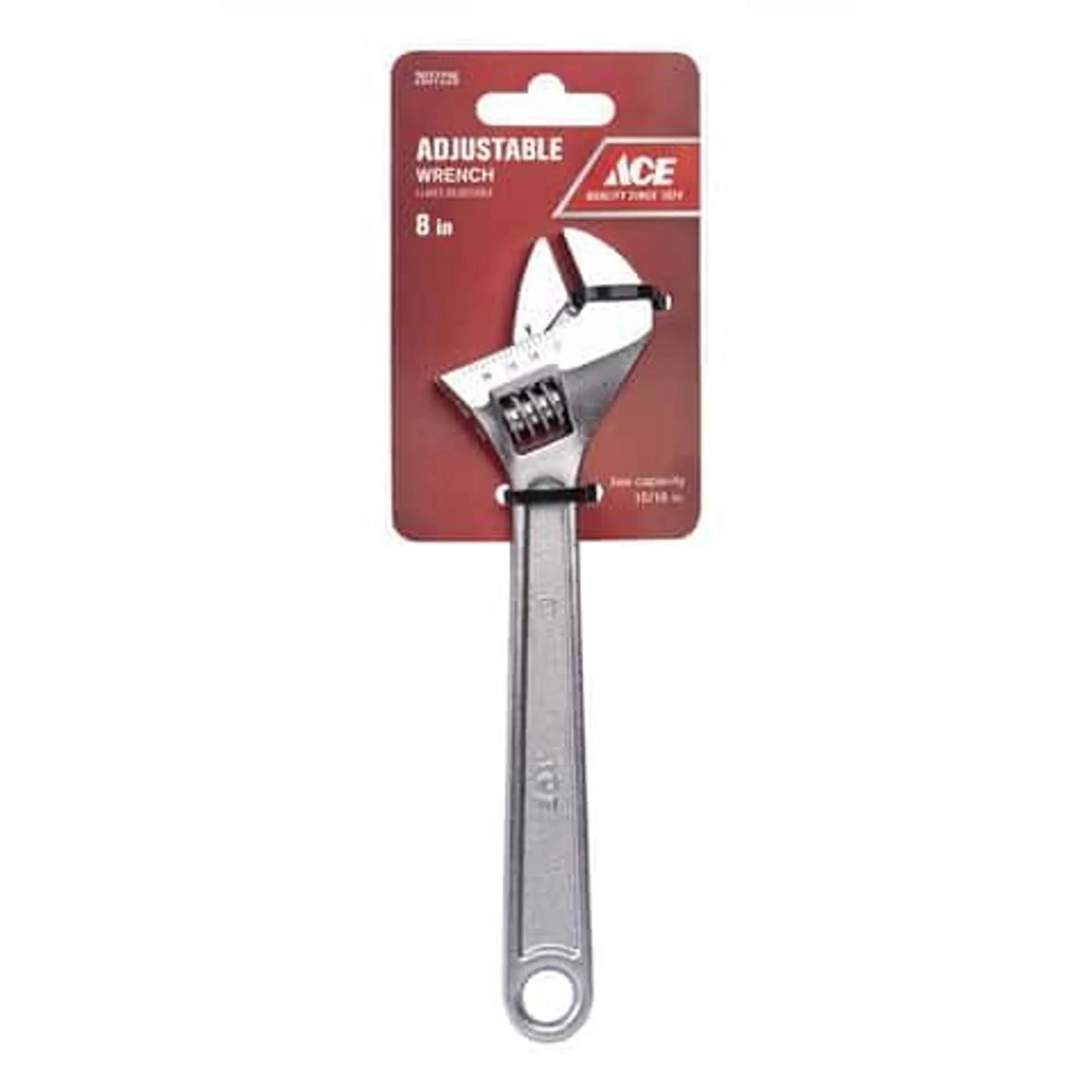 Ace Adjustable Wrench 8 in. L 1 pc