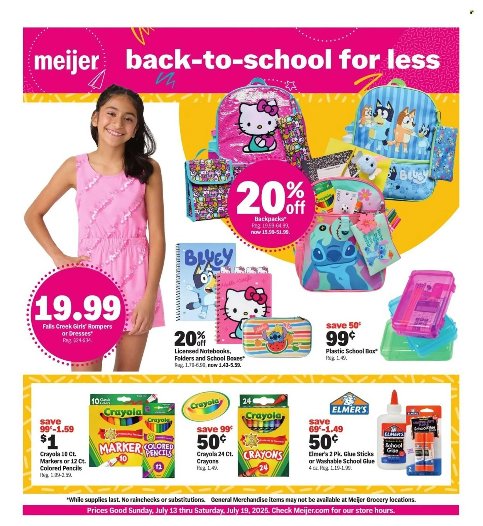 Meijer Weekly Ad - 1