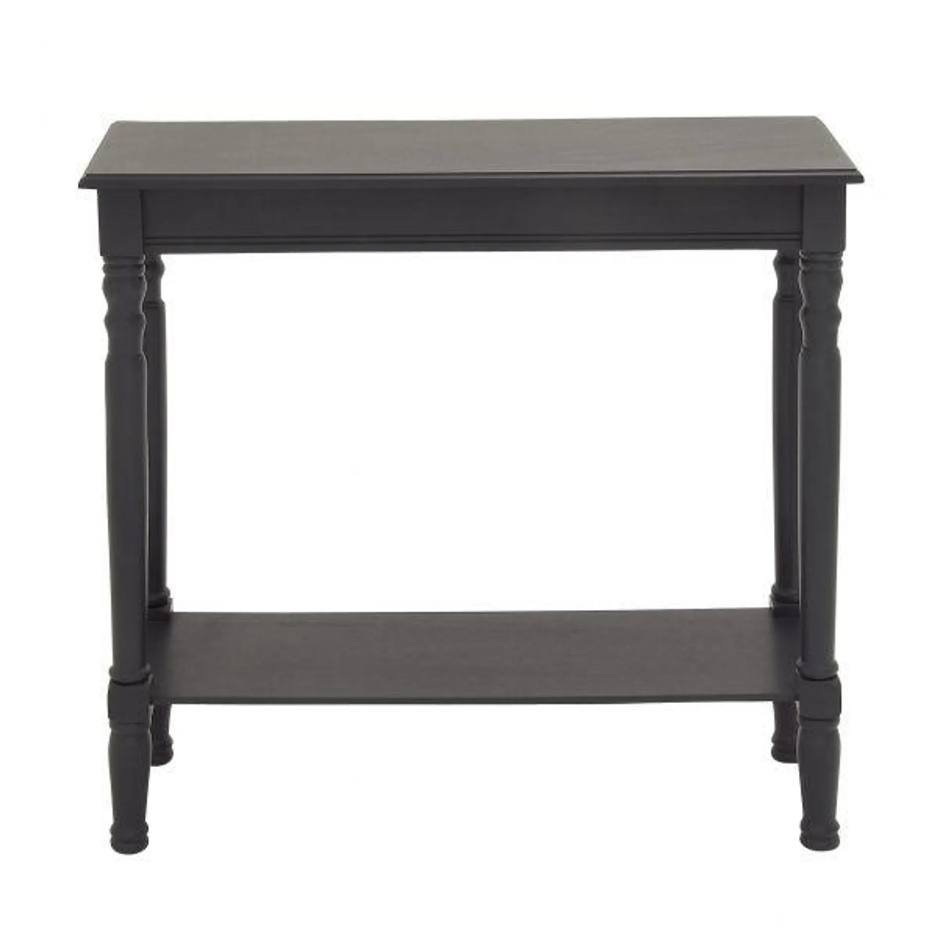 Traditional 32" Rectangle Wood Console Table by Marisol + Daisy - Black