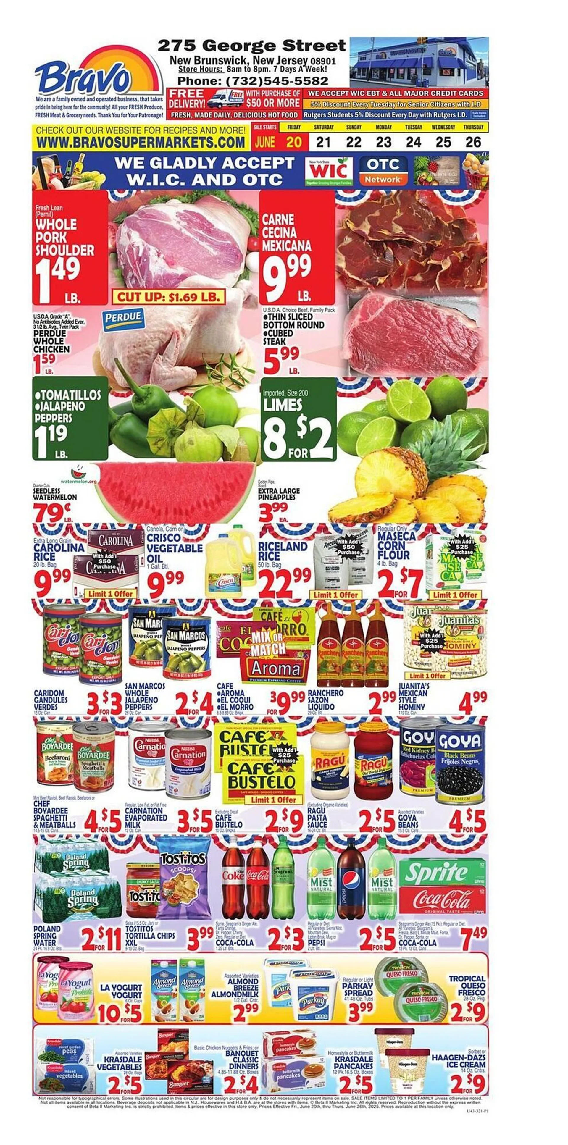 Weekly ad Bravo Supermarkets Weekly Ad from June 20 to June 26 2025 - Page 1