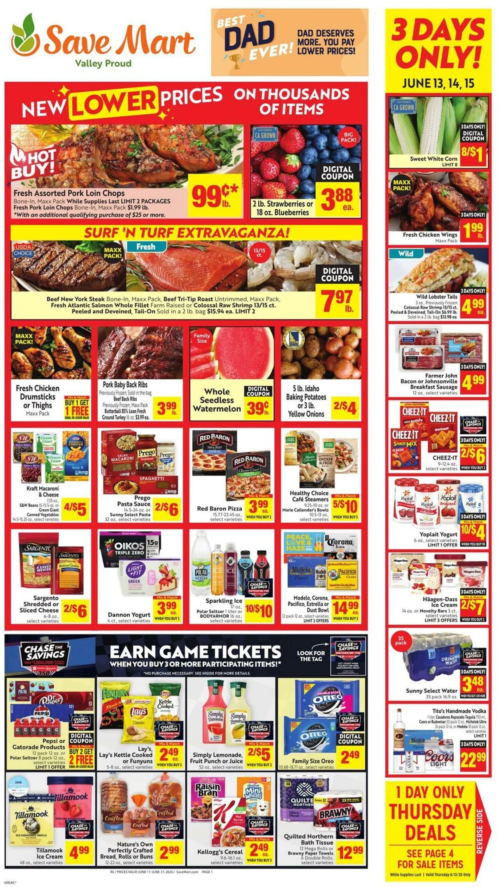 Weekly ad Save Mart Current weekly ad from June 11 to June 17 2025 - Page 1