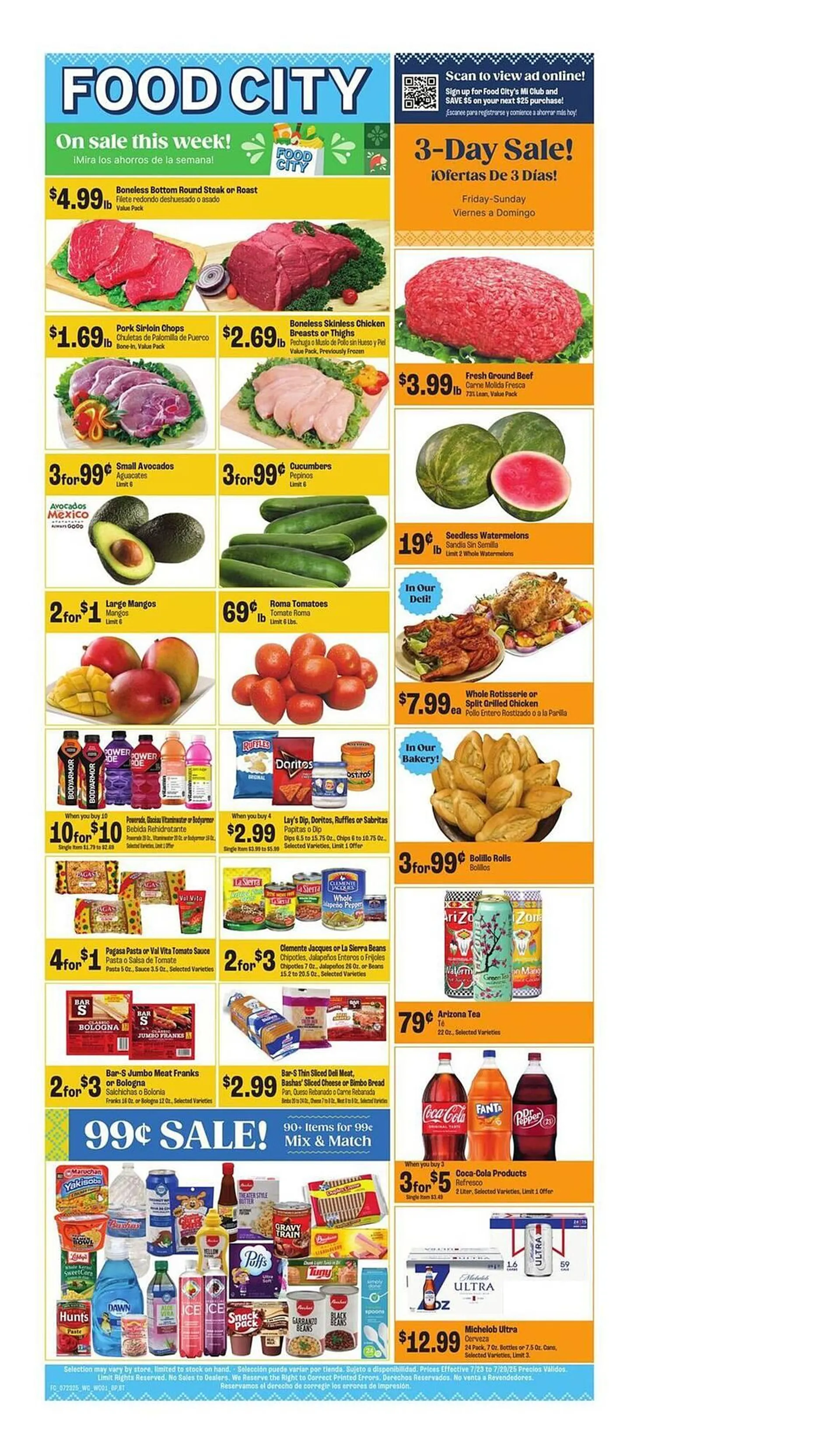 Weekly ad Food City Weekly Ad from July 23 to July 29 2025 - Page 1