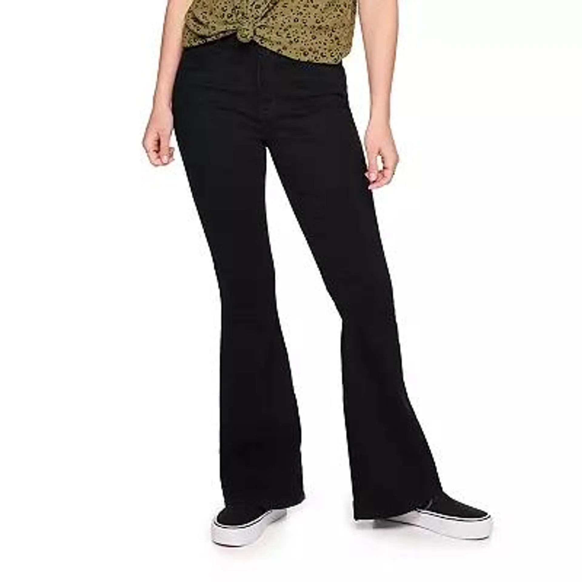 Juniors' SO® High Rise Flare Jeans