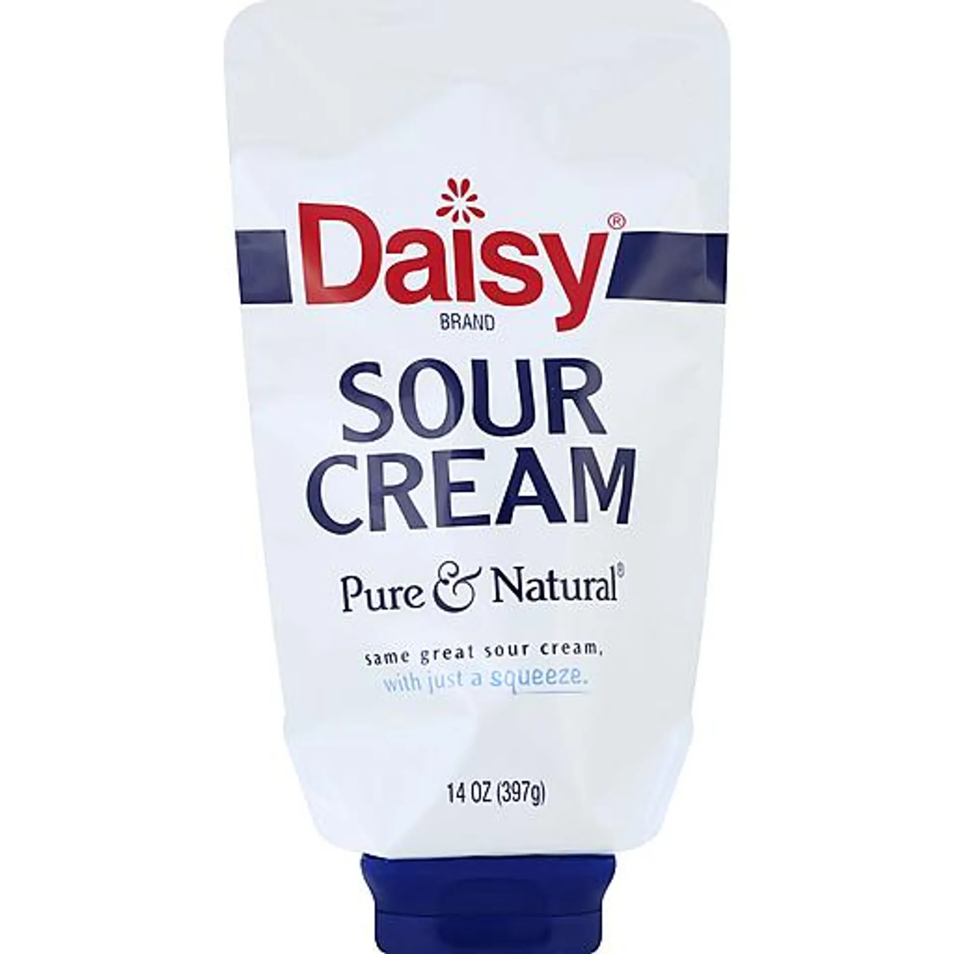 Daisy Brand Natural Sour Cream Squeezable 14 oz tub