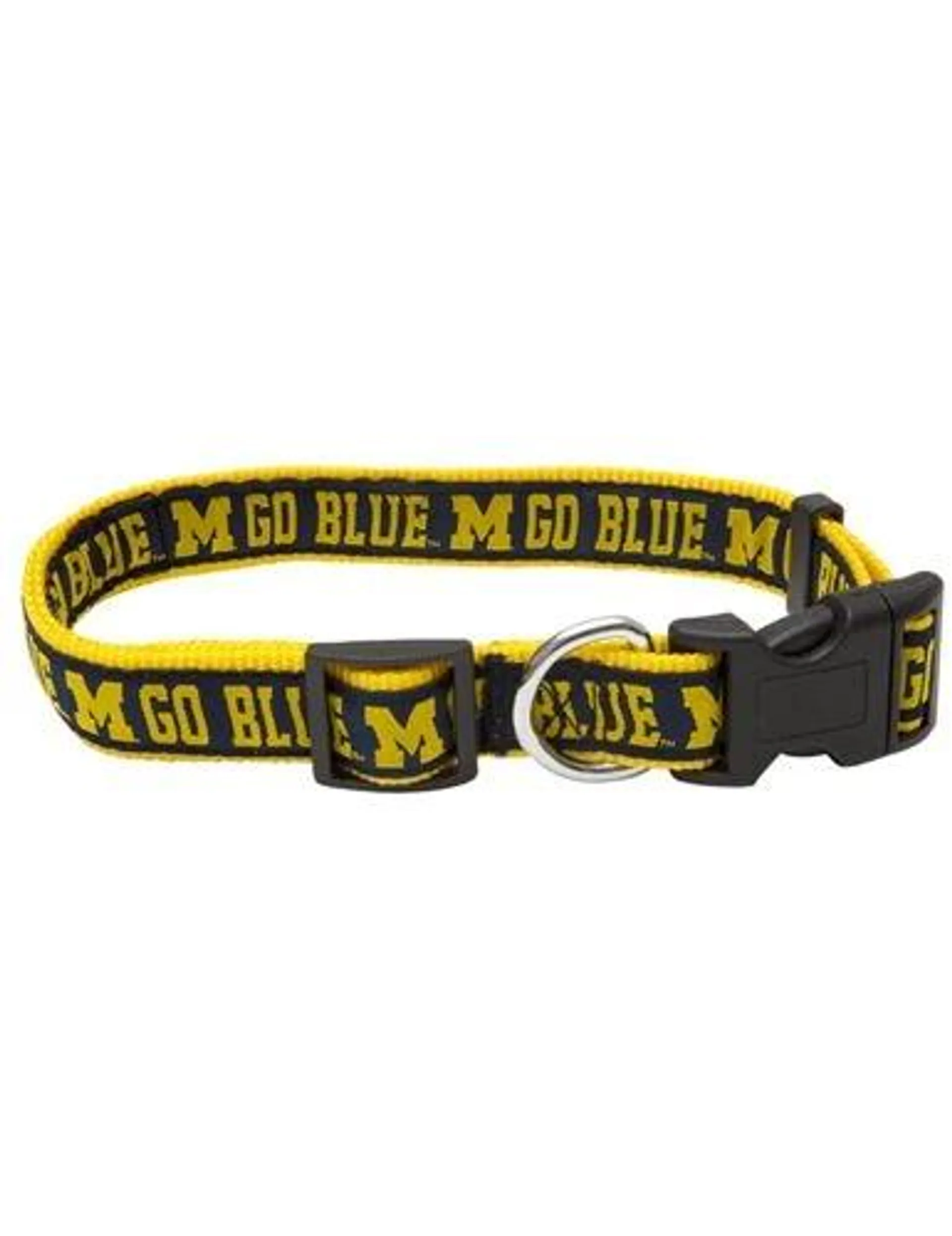 Pets First NCAA Collar Michigan, Small