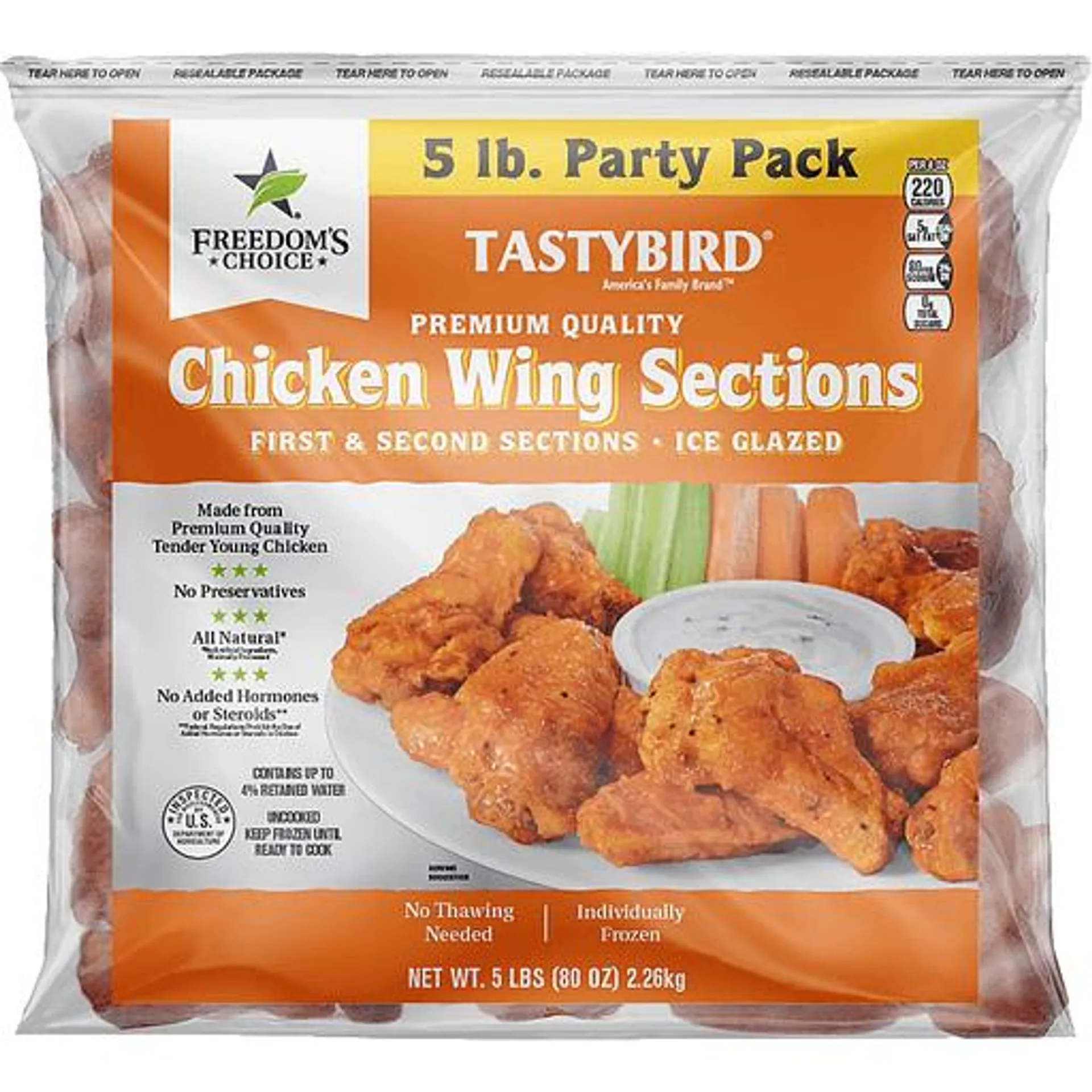 Freedom&#039;s Choice Chicken Wings 5 lbs