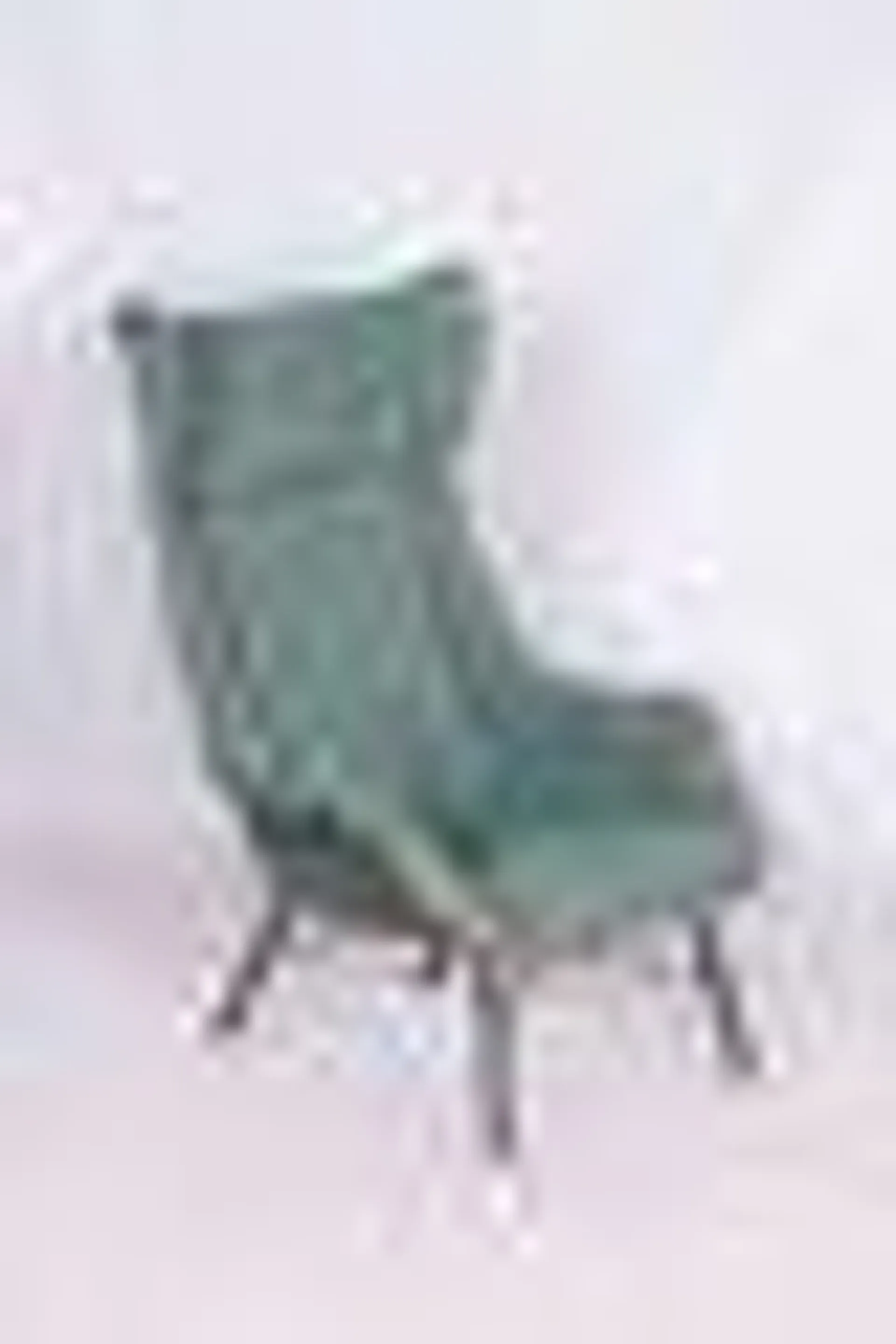 Mid-Century Czech Fiberglass Wingchair attributed to Miroslav Navratil, 1960s
