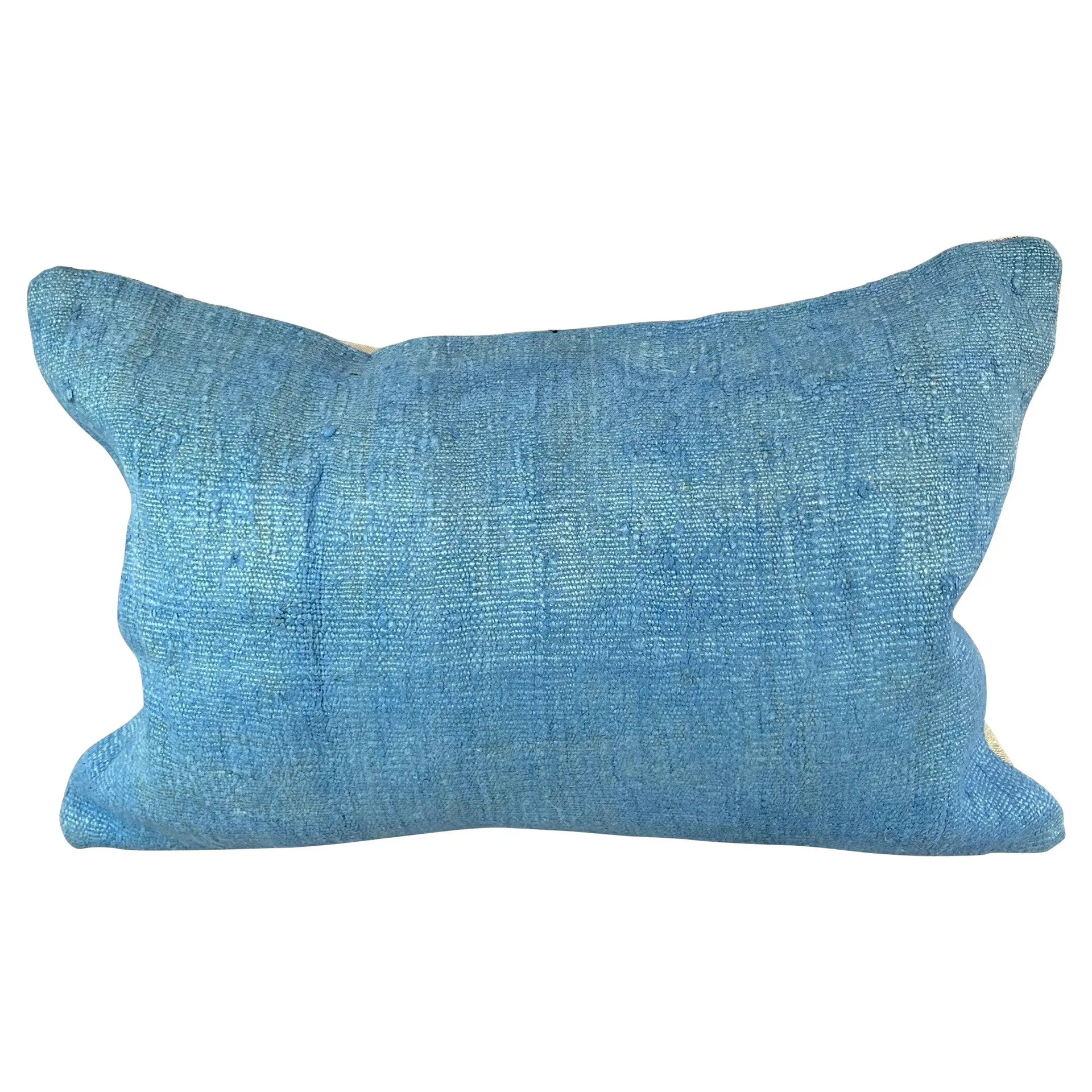 16 x 24 Hemp Pillow Turkish Cushion Natural Blue Pillow Cushion Cover #6232