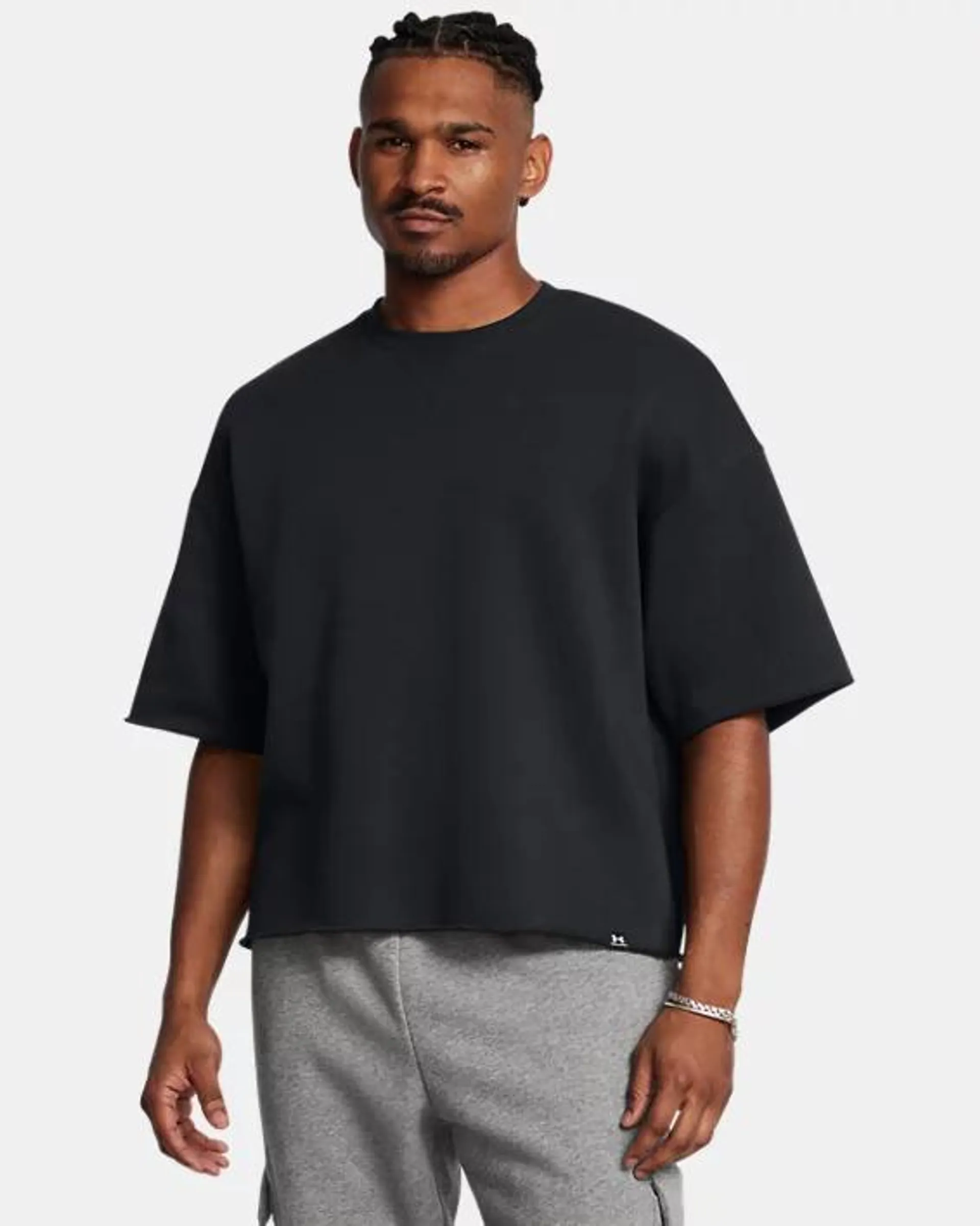 UA Icon Fleece Men's Short Sleeve Crew