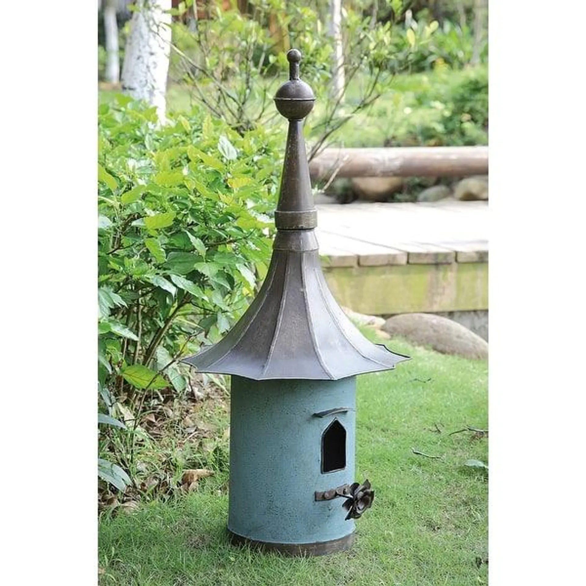 Decorative Metal Birdhouse