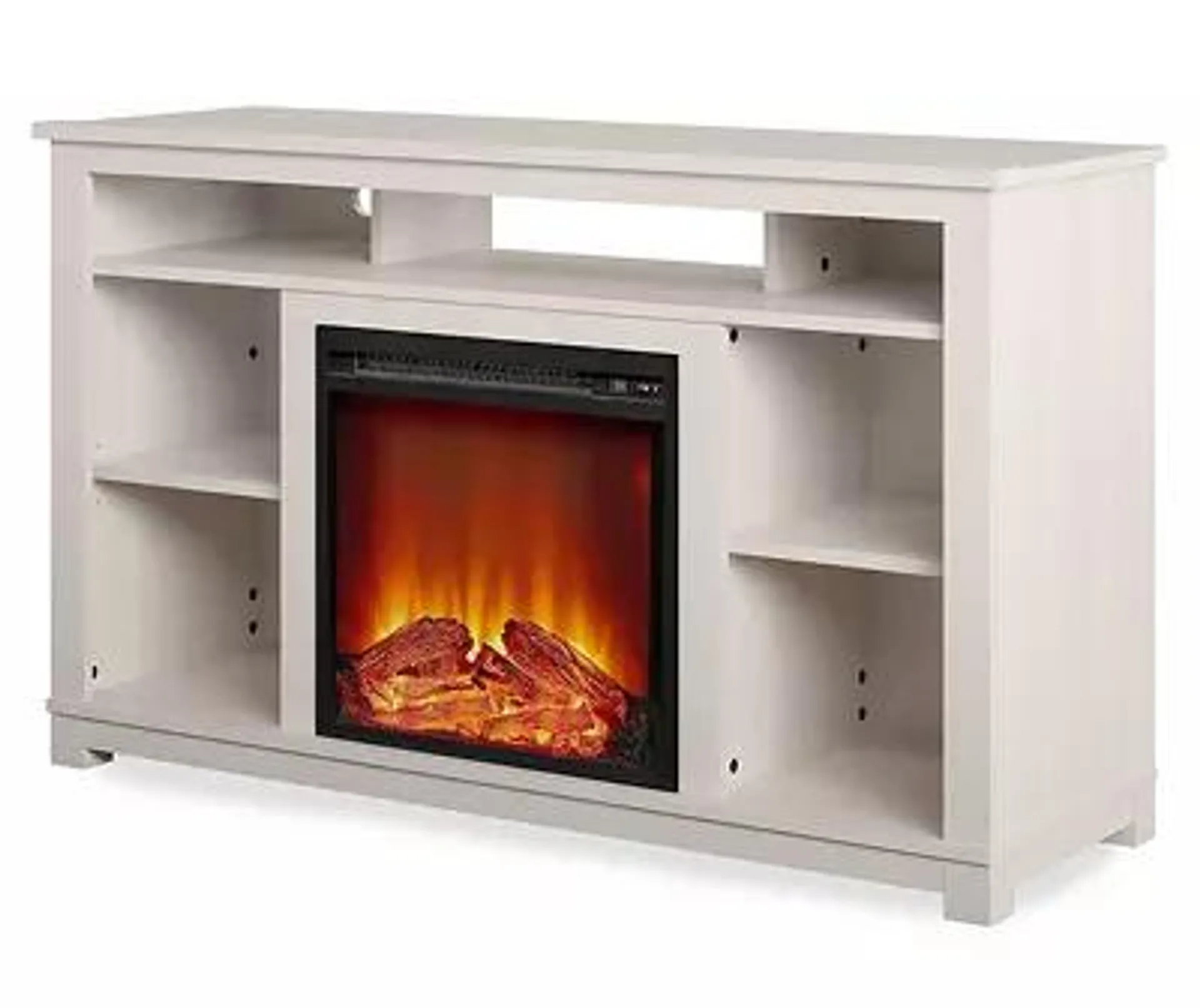 47" Clairfield Ivory Pine Electric Fireplace Console