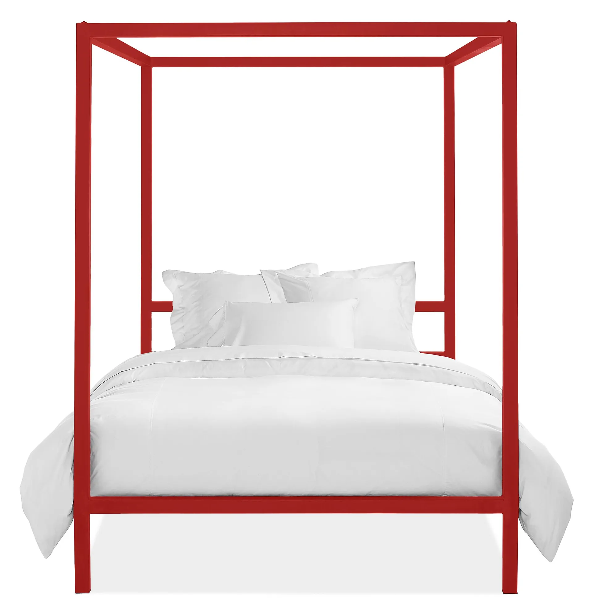 Architecture Full Standard Bed in Scarlet