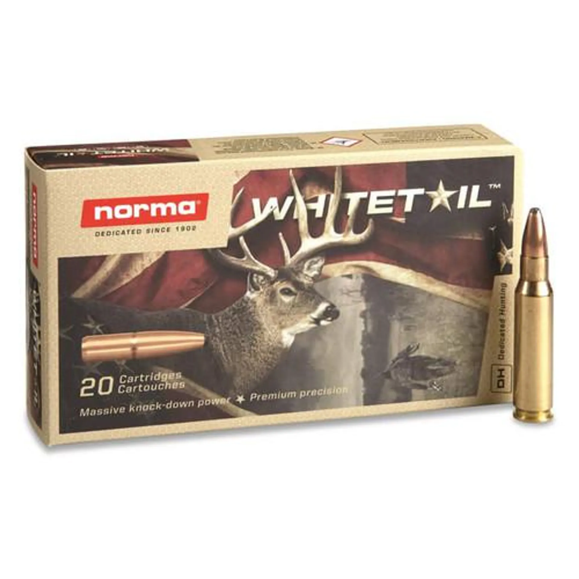 Norma Whitetail .308 Win. 150gr. JSP 20rd Box