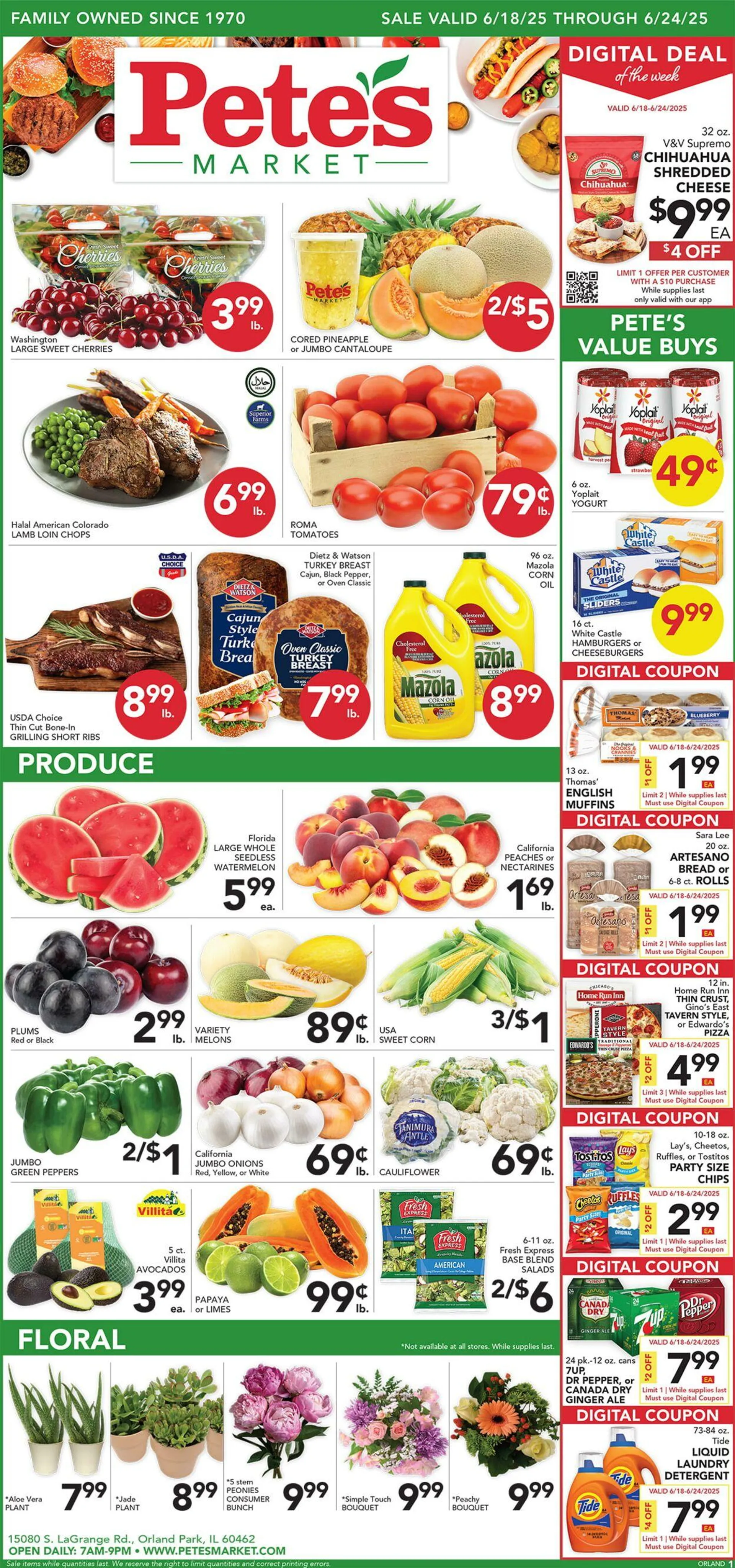 Weekly ad Pete's Fresh Market Current weekly ad from June 11 to June 17 2025 - Page 1