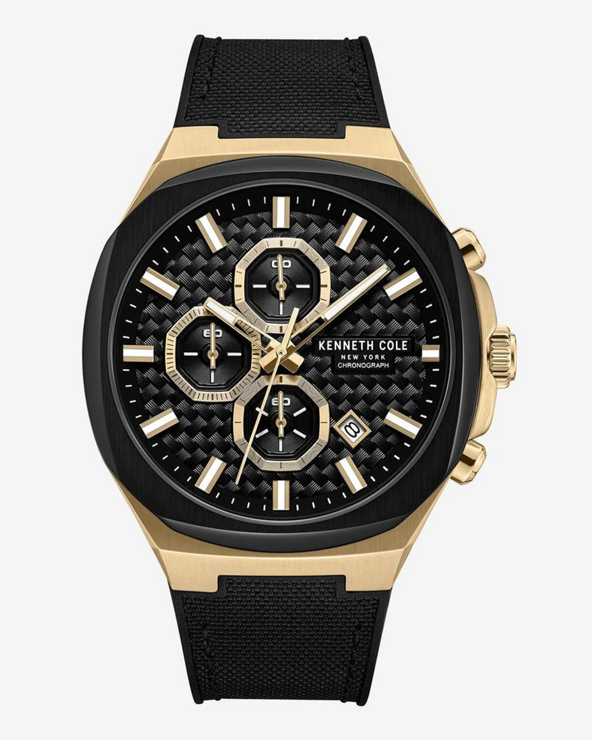 Kenneth Cole Chronograph Classic Strap Watch