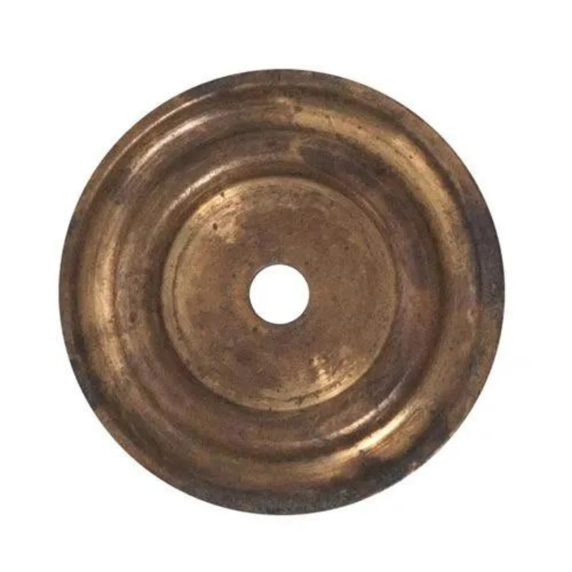 Marella Brass Cabinet Knob Round Backplate