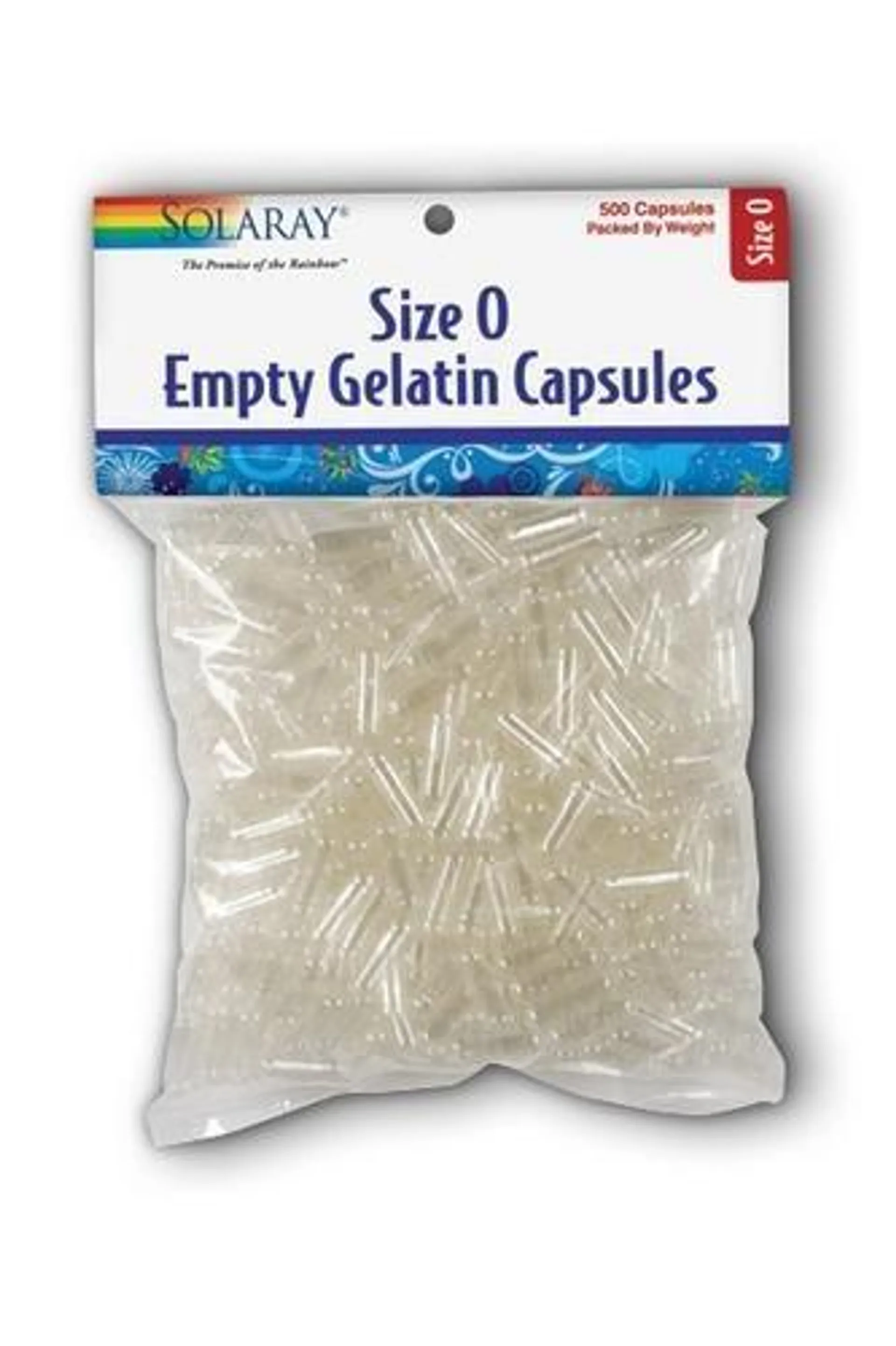 EMPTY GELATIN CAPS SIZE 0