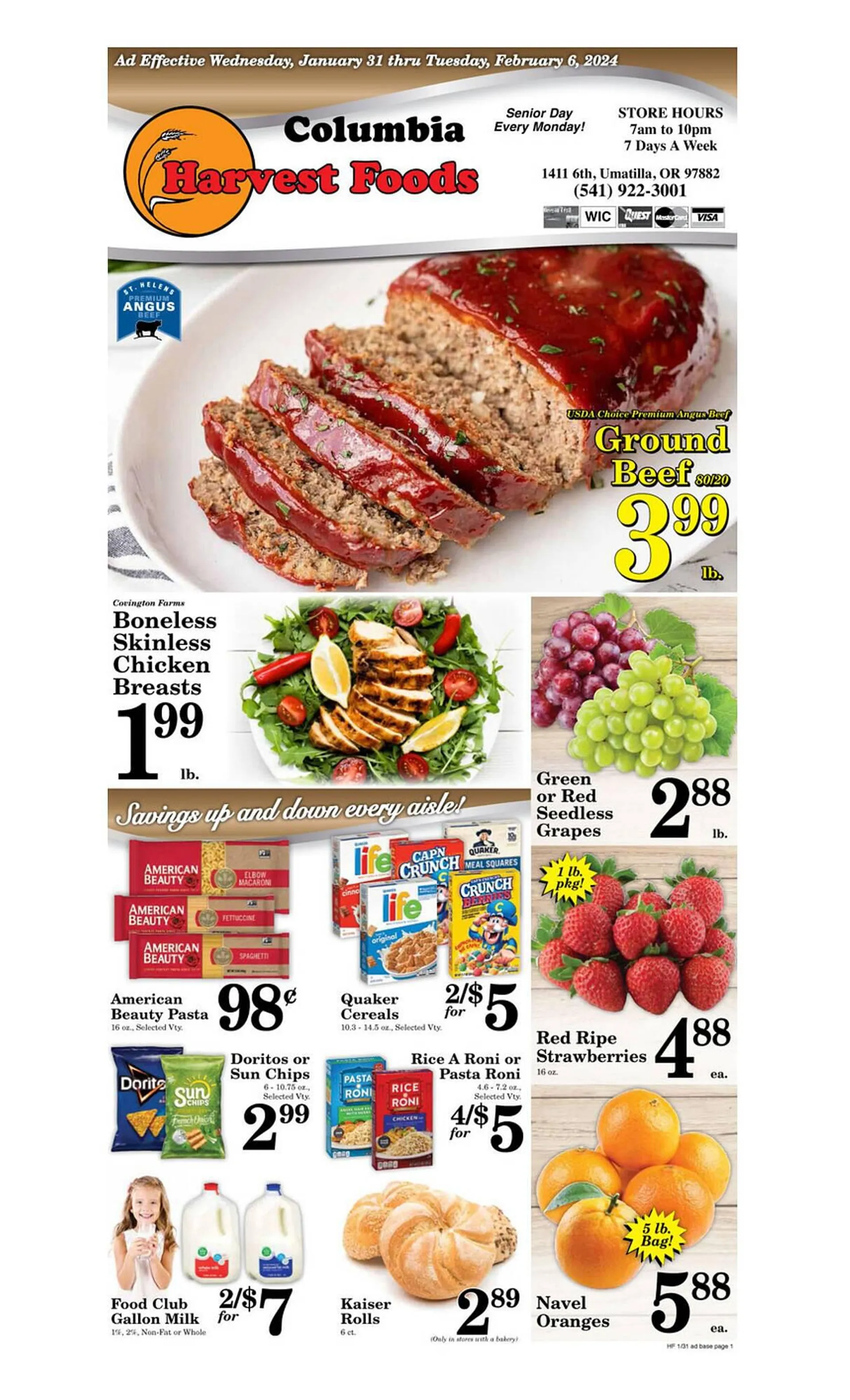 Weekly ad Harvest Foods ad from January 31 to February 6 2024 - Page 