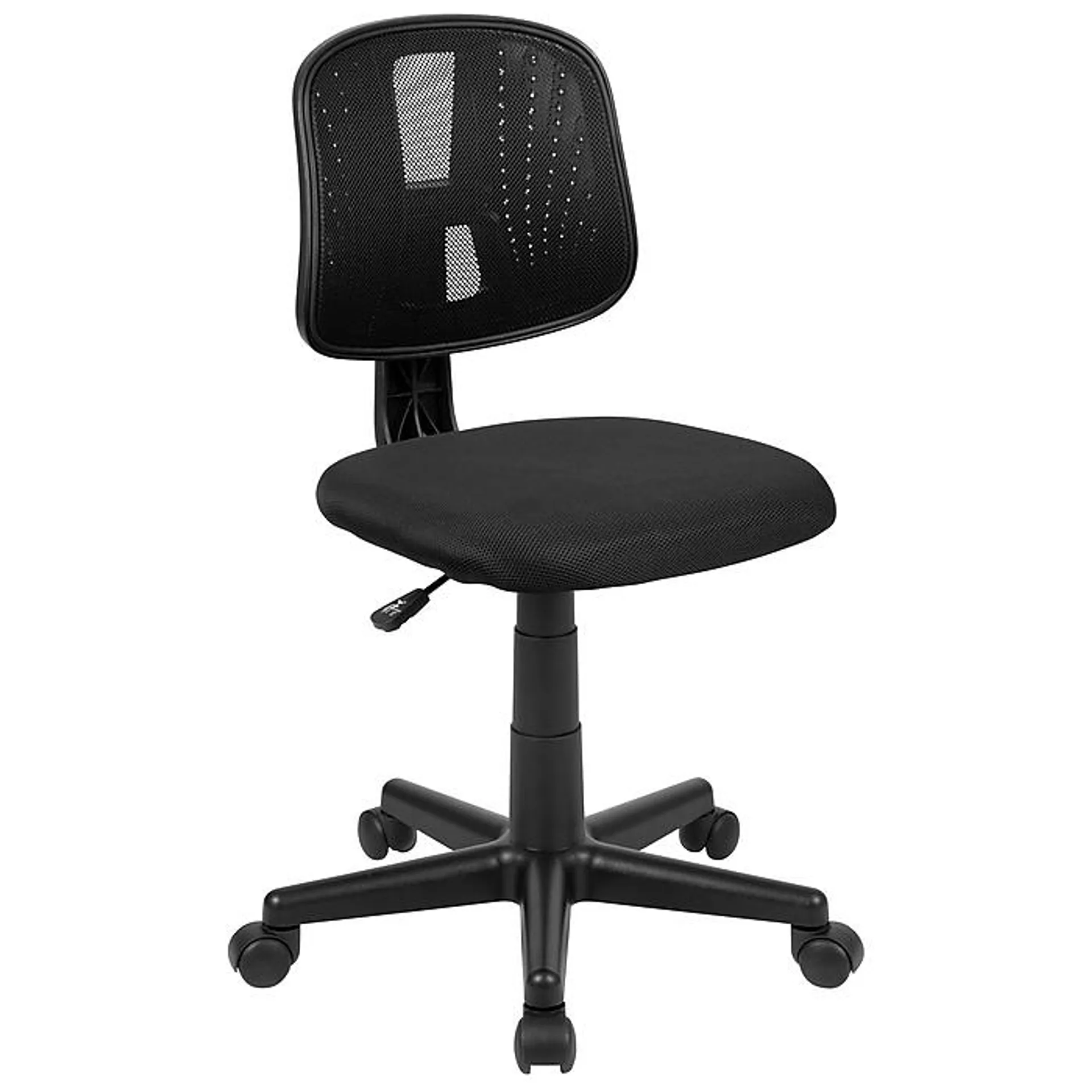 Flash Furniture Flash Fundamentals Armless Ergonomic Mesh Swivel Mid-Back Task Office Chair,