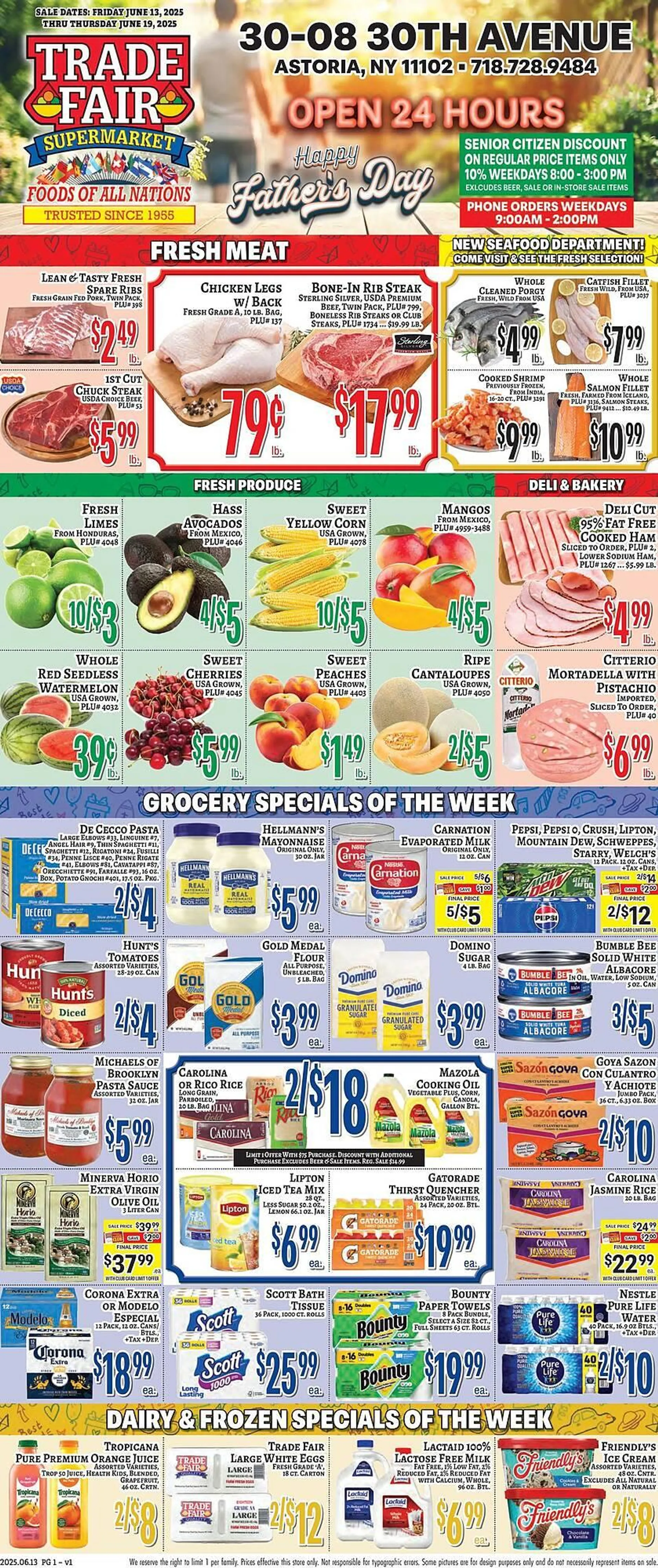 Weekly ad Trade Fair Supermarket Weekly Ad from June 13 to June 19 2025 - Page 1