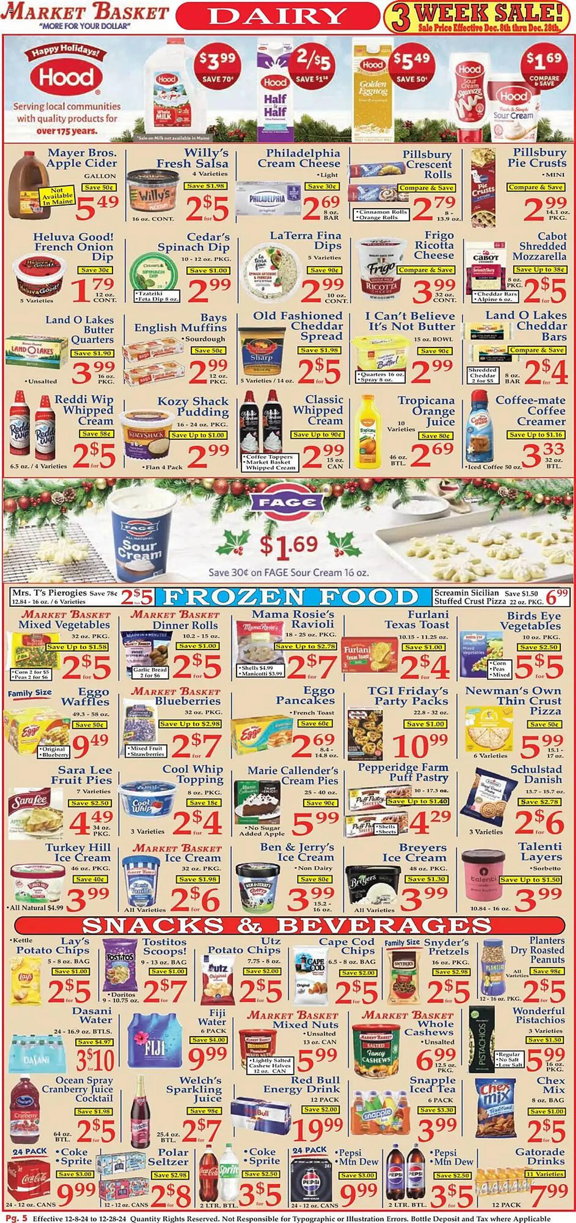 Weekly ad Market Basket Weekly Ad from December 8 to December 28 2024 - Page 5