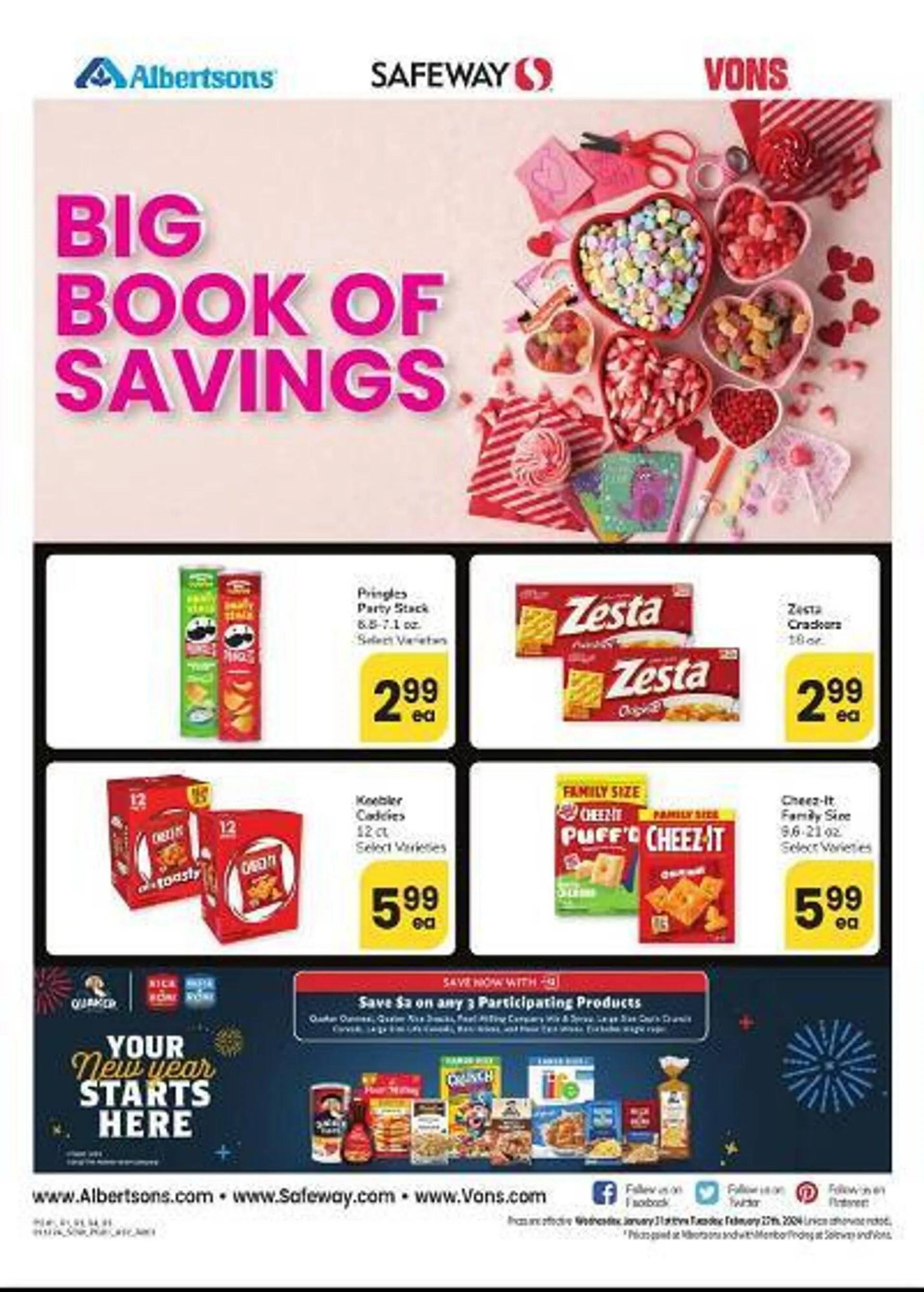 Weekly ad Albertsons Weekly Ad from January 31 to February 27 2024 - Page 