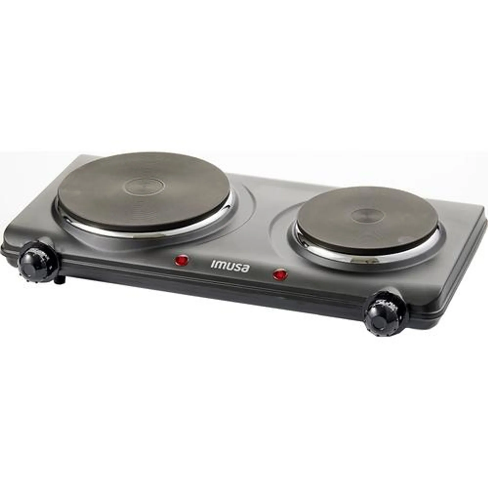 Double Electric Hot Plate 1500 Watts - Black