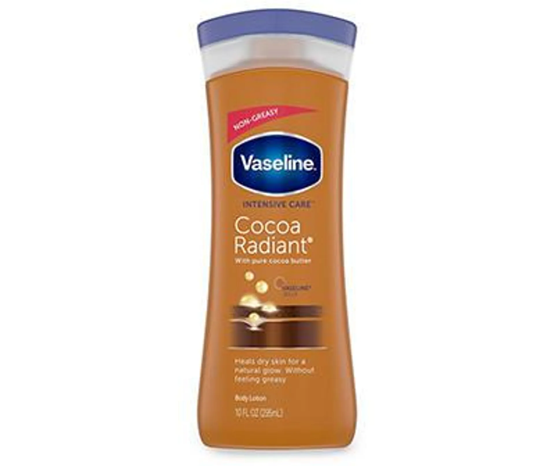 Vaseline Intensive Care Cocoa Radiant Lotion 10 fl. oz. Squeeze Bottle