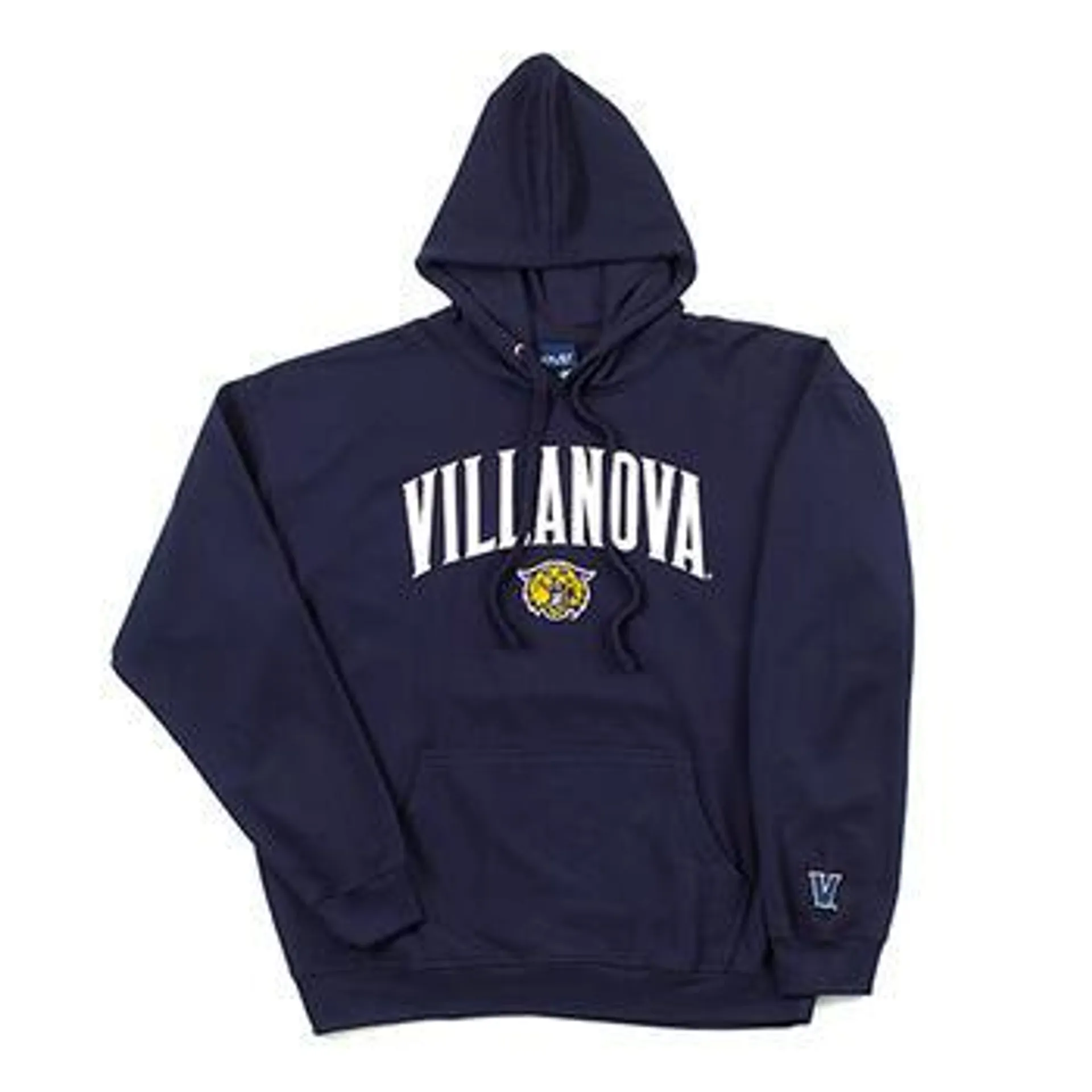 Mens Villanova Applique Emblem Hoodie