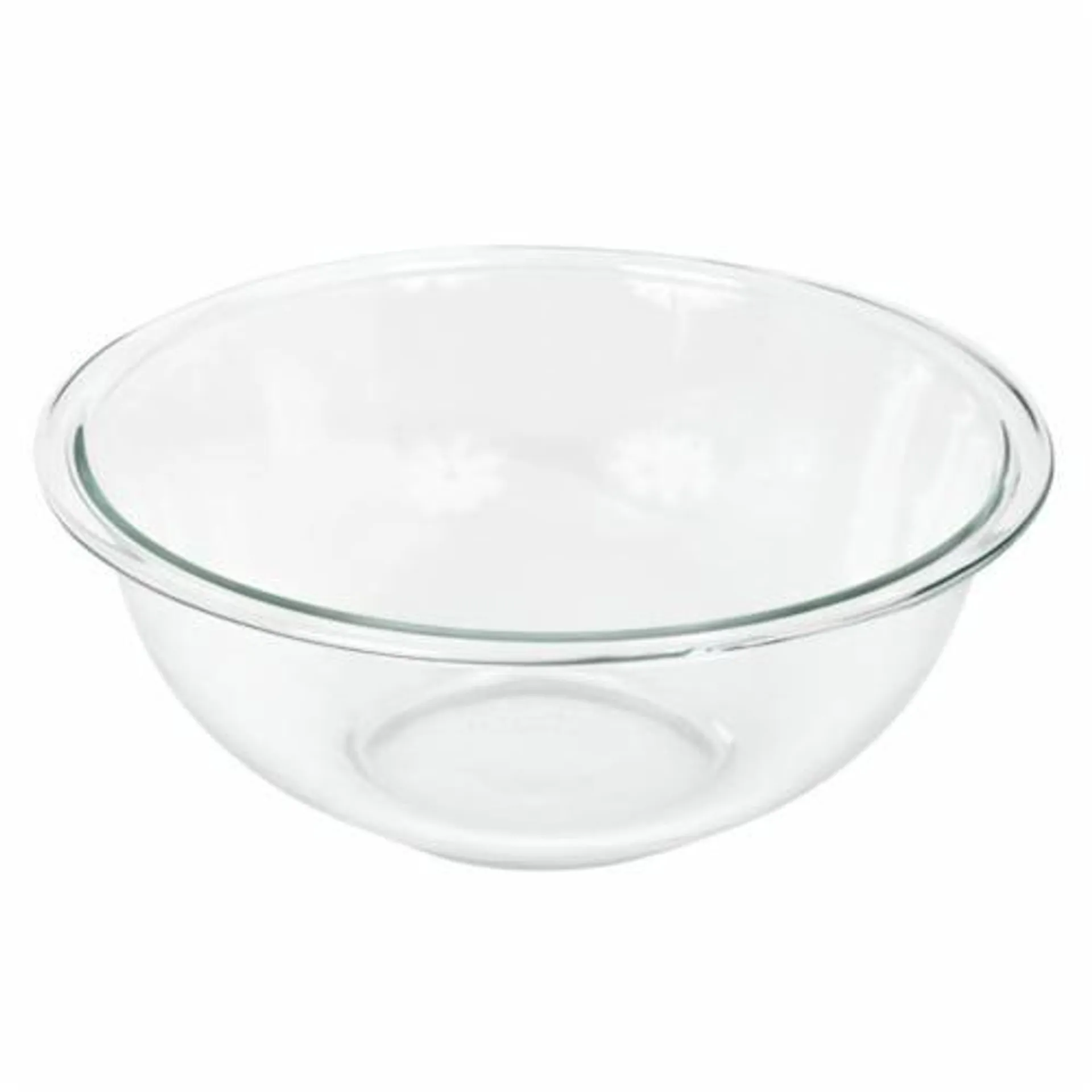 Pyrex Prepware, 2-1/2-Quart Rimmed Mixing Bowl, Clear - 1 each (Pack of 4)