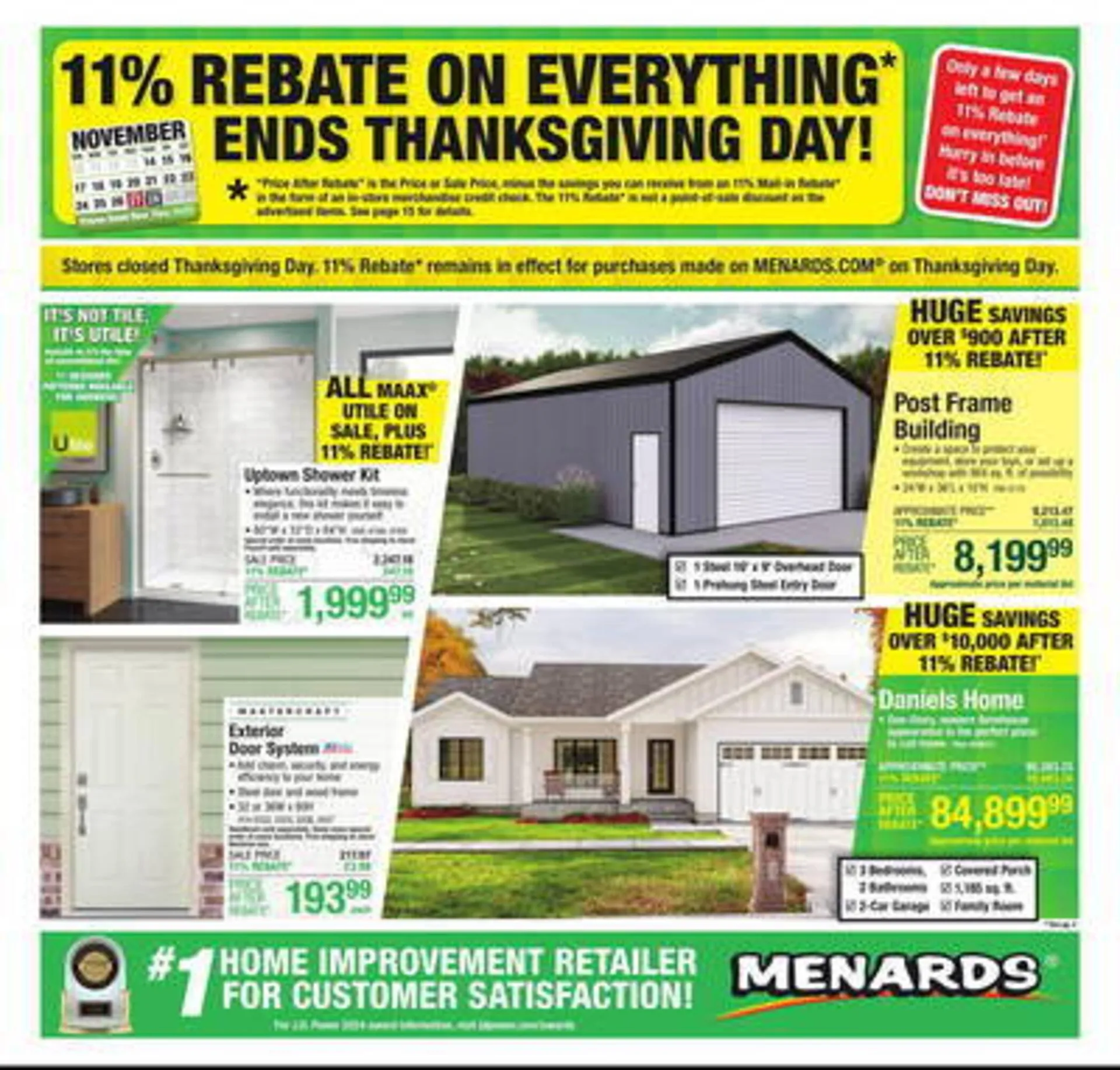 Menards Weekly Ad - 1