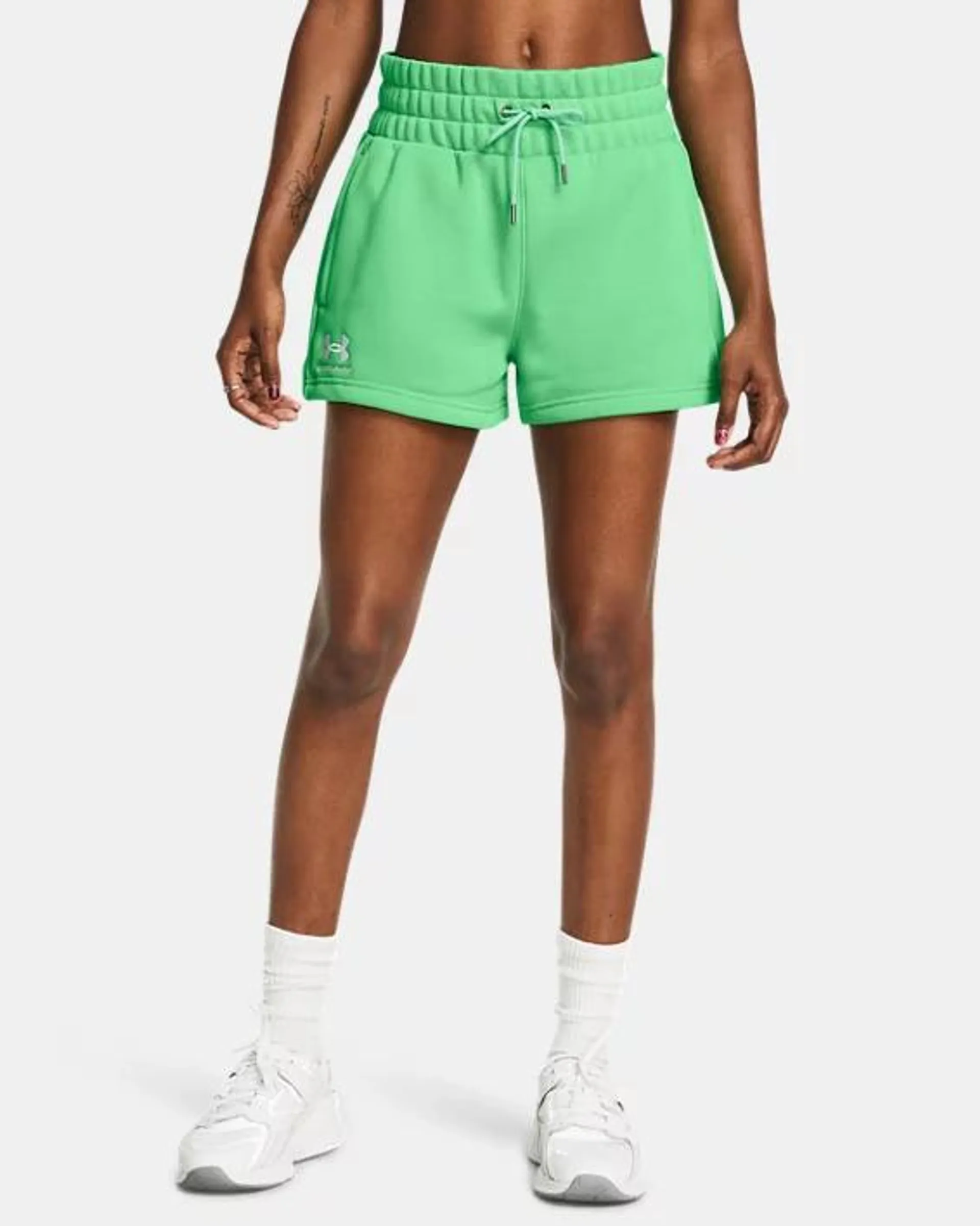 Women's UA Icon Fleece Boxer Shorts