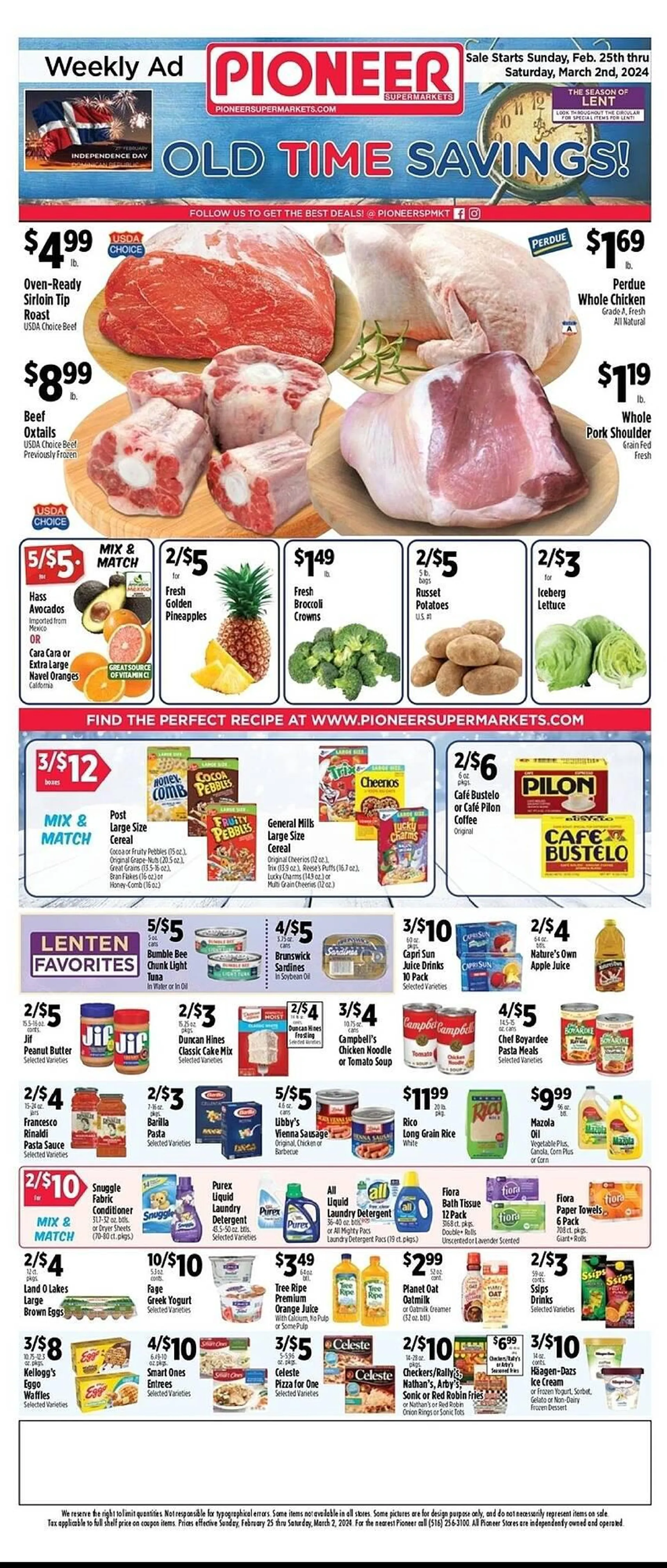Weekly ad Pioneer Supermarkets Weekly Ad from February 22 to February 28 2024 - Page 