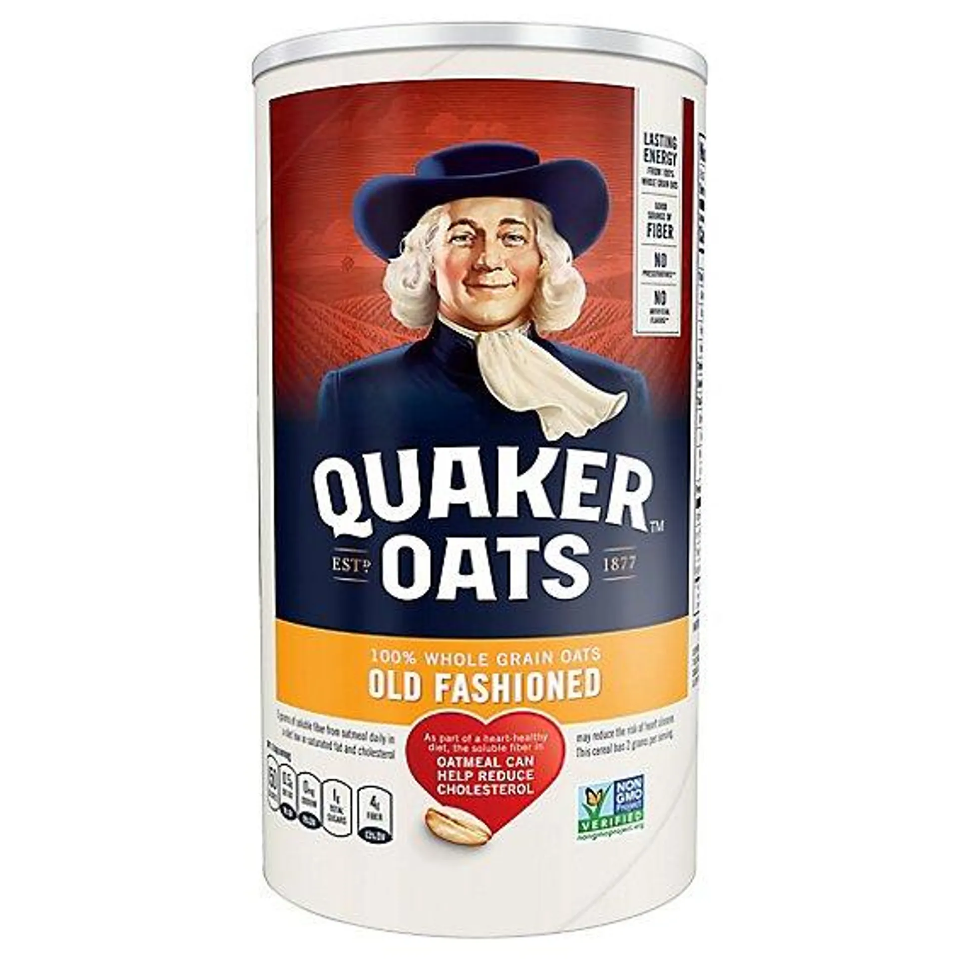 Quaker Oats 100% Whole Grain Old Fashioned - 18 Oz