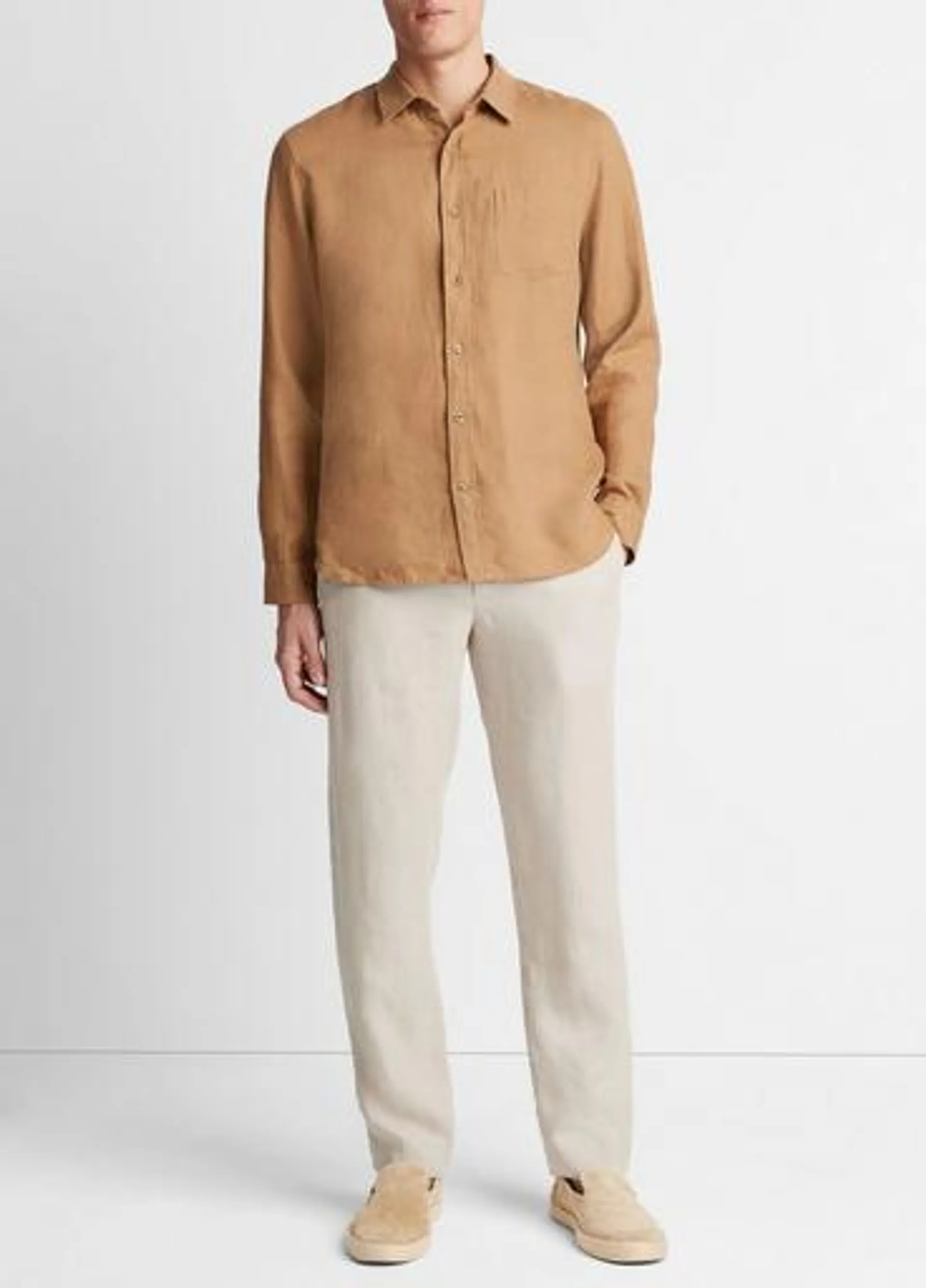 Linen Long-Sleeve Shirt