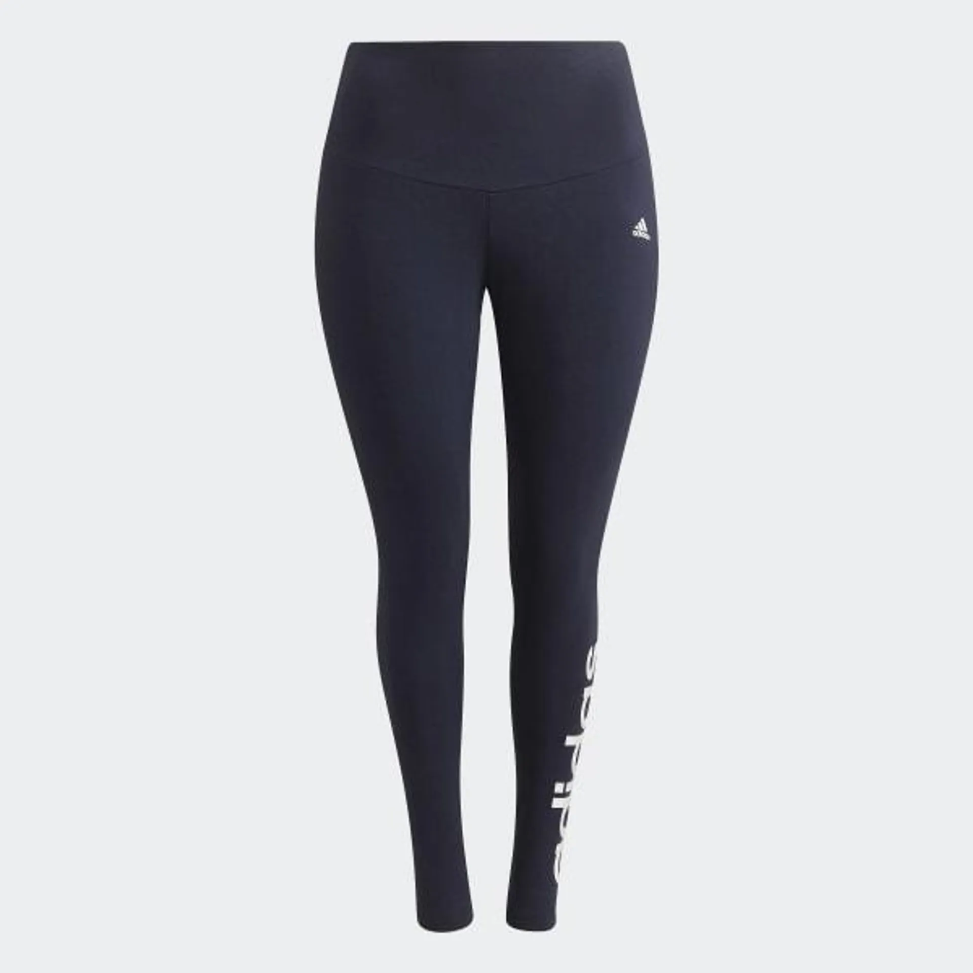 Essentials High-Waisted Logo Leggings (Plus Size)