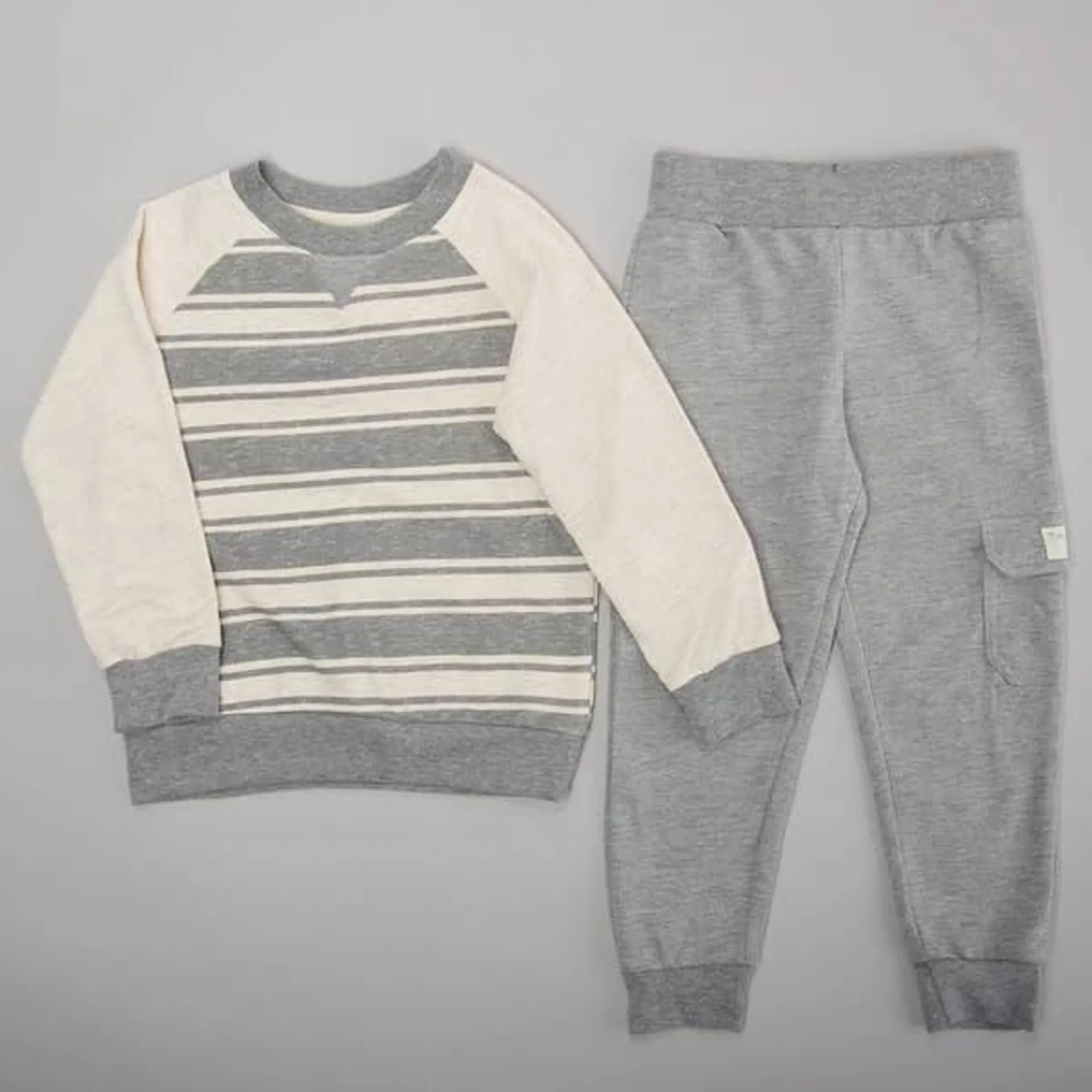 Toddler Boy Tahari Stripe Top & Joggers Set