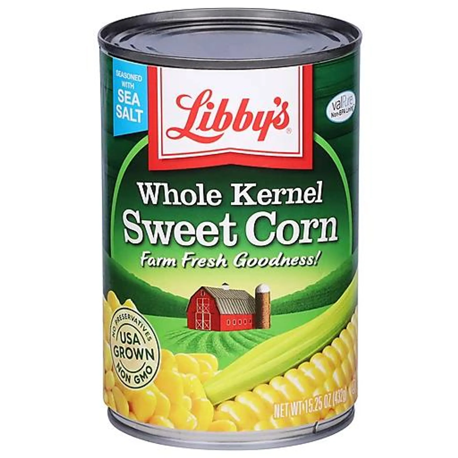 Libby's Sweet Corn, Whole Kernel 15.25 oz