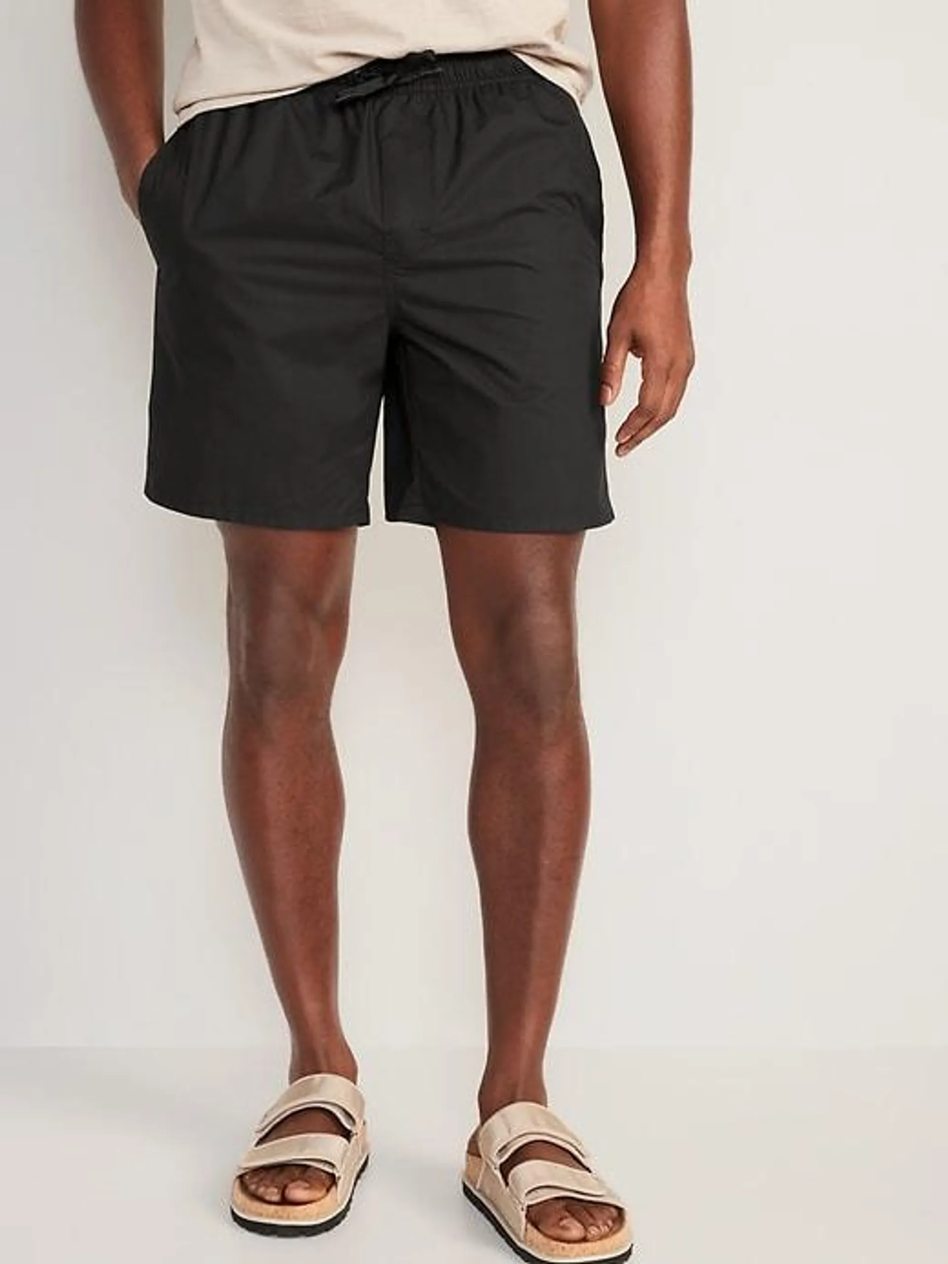 Solid Swim Trunks -- 7-inch inseam