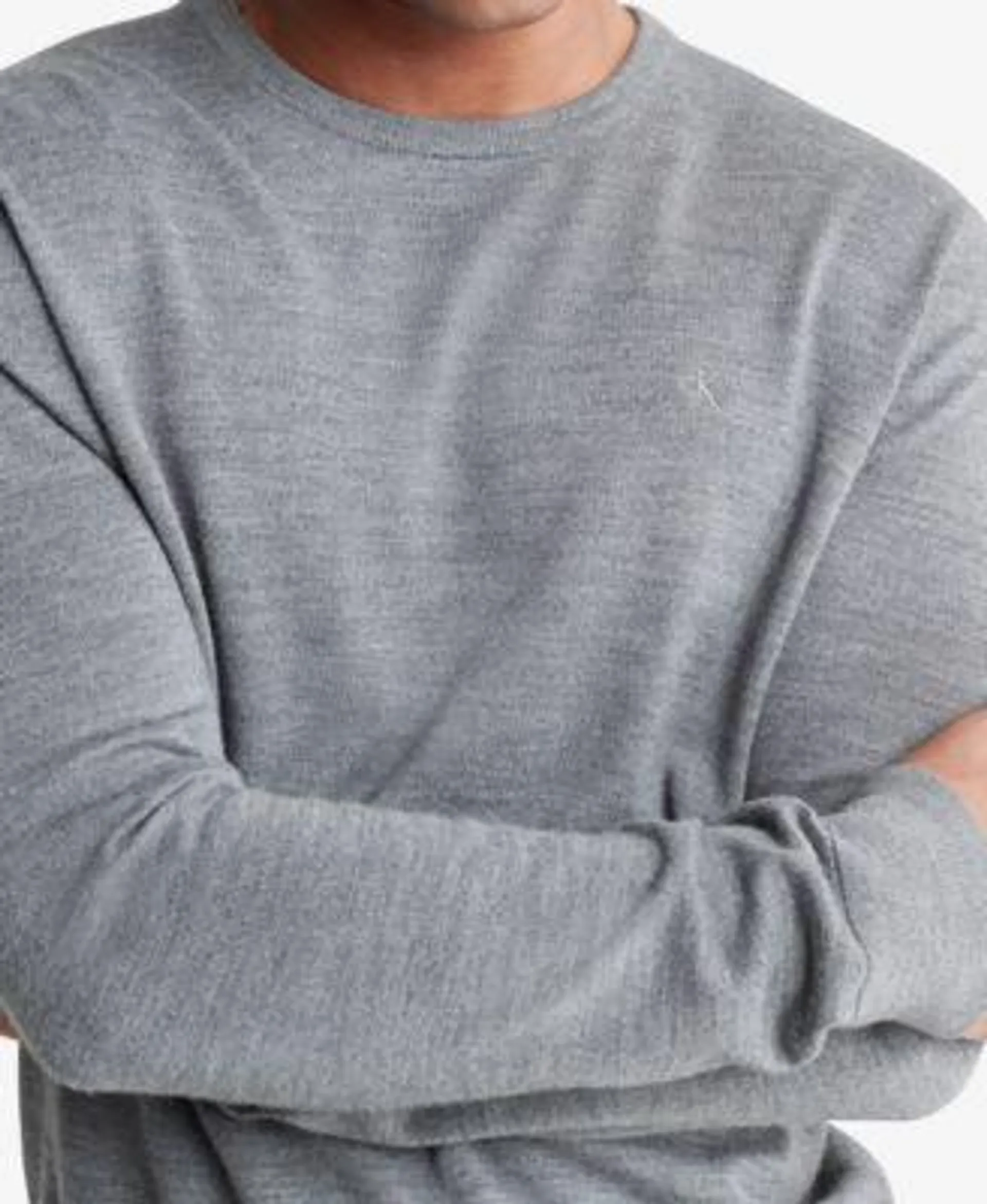 Men's Extra Fine Merino Wool Blend Sweater