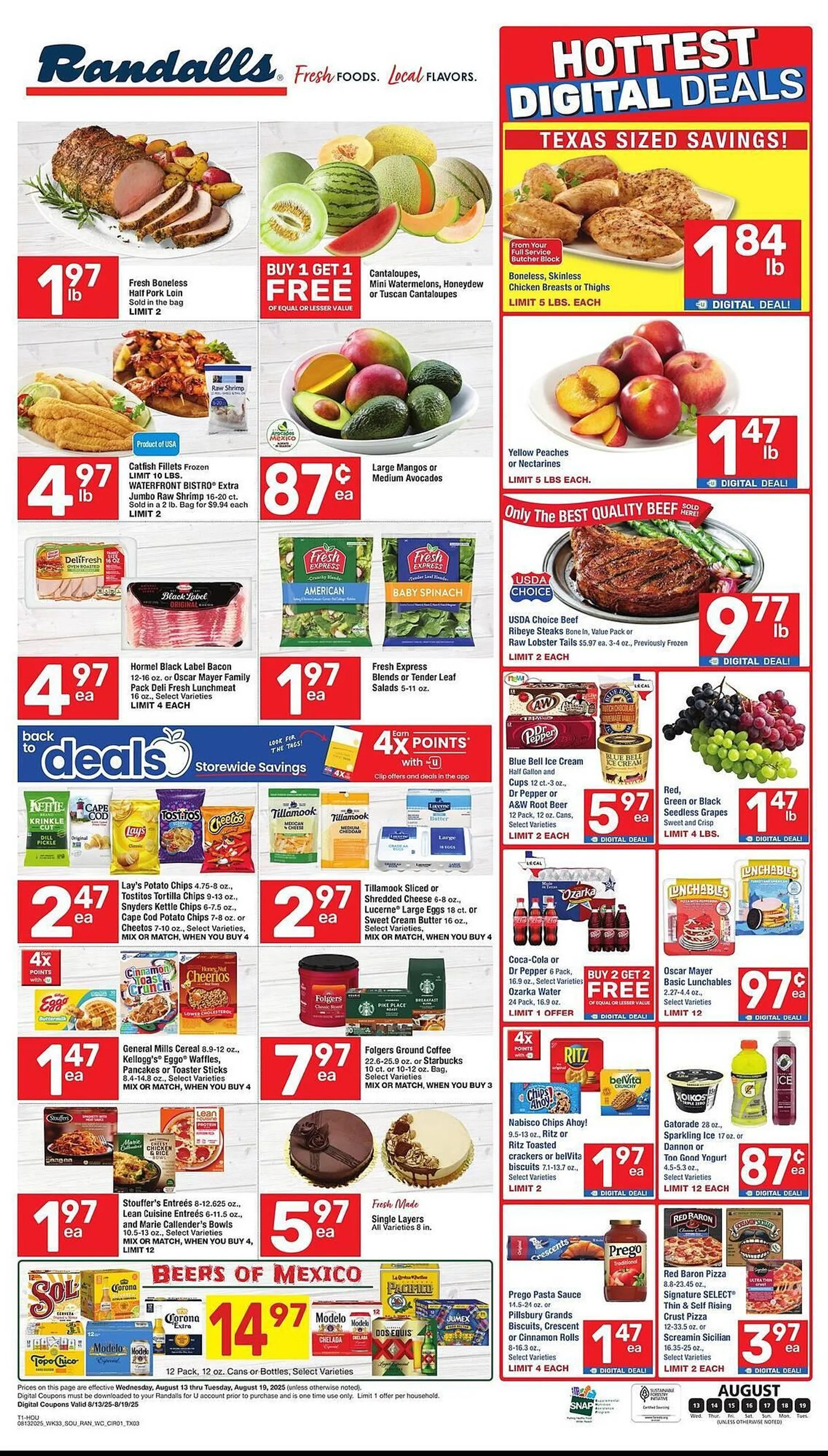 Weekly ad Randalls Weekly Ad from August 13 to August 19 2025 - Page 1