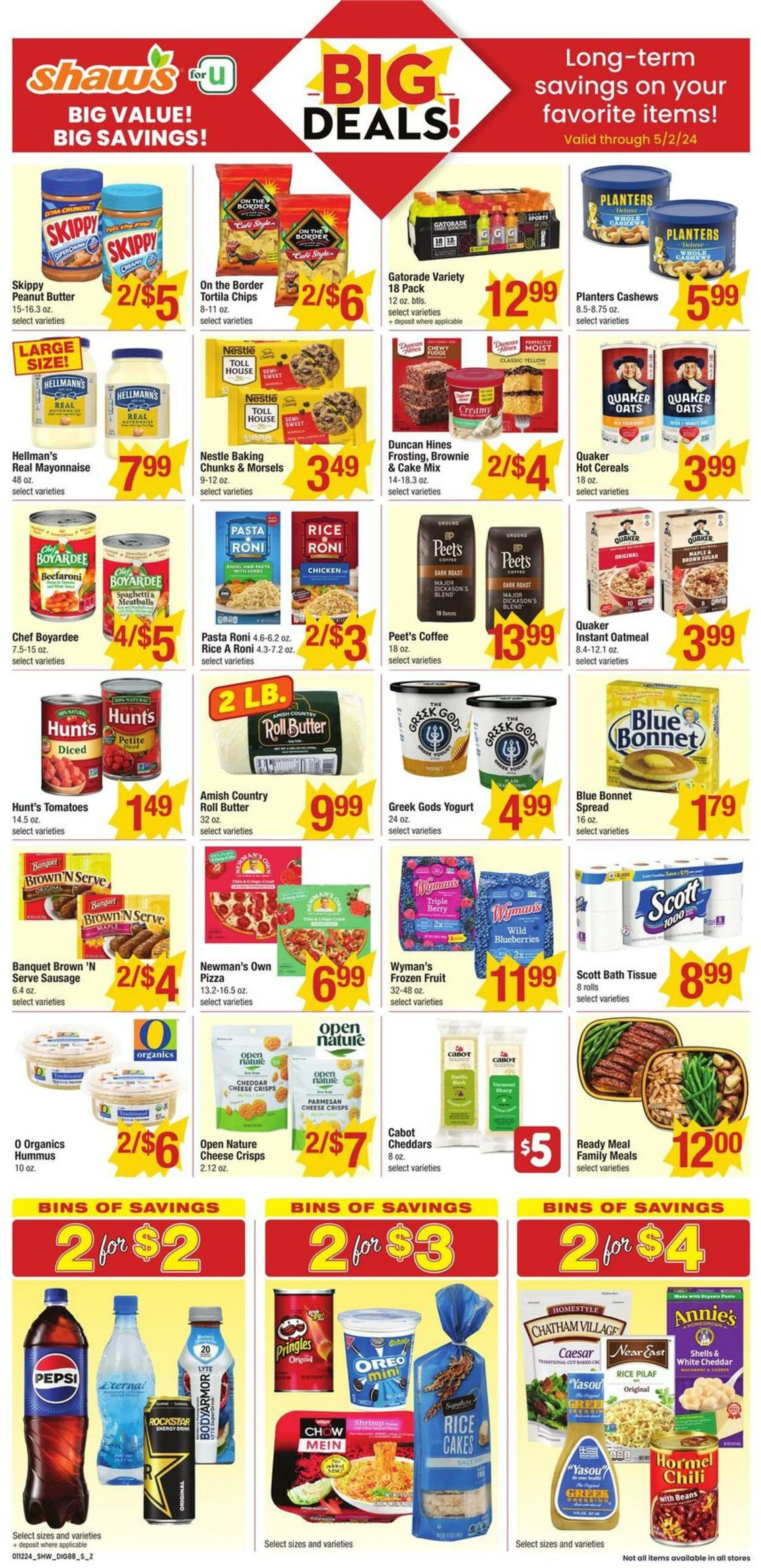 Weekly ad Shaws from January 12 to May 2 2024 - Page 1