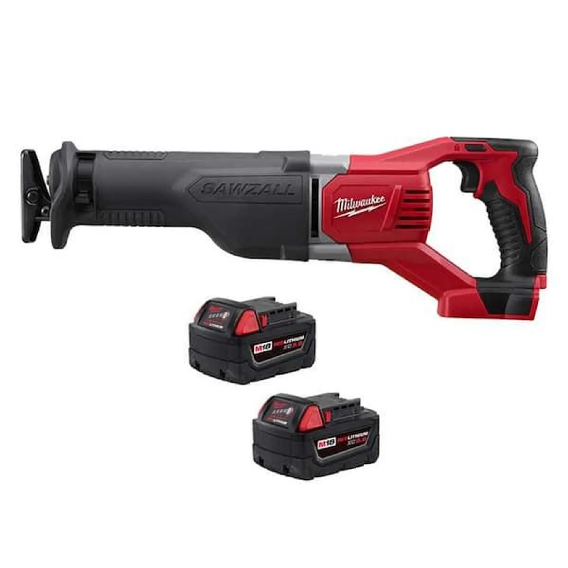 M18 18-Volt Lithium-Ion Cordless SAWZALL Reciprocating Saw with (2) M18 5.0Ah Batteries