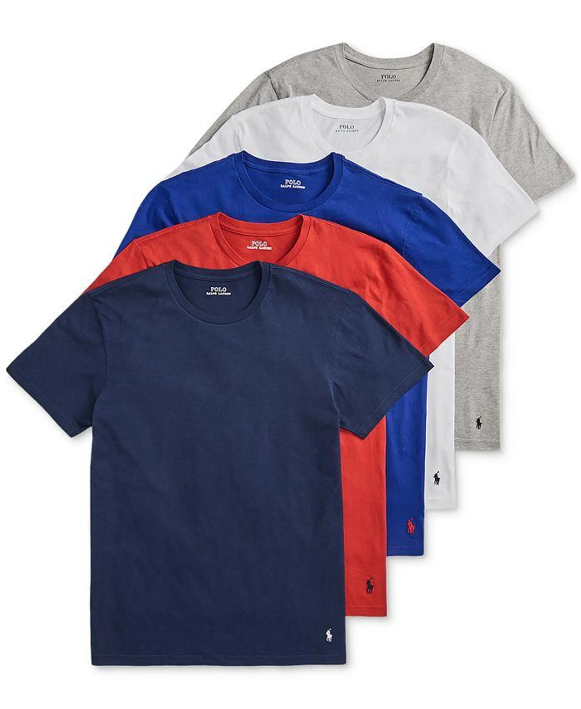 Men's 5-Pk. Cotton Crewneck Undershirts