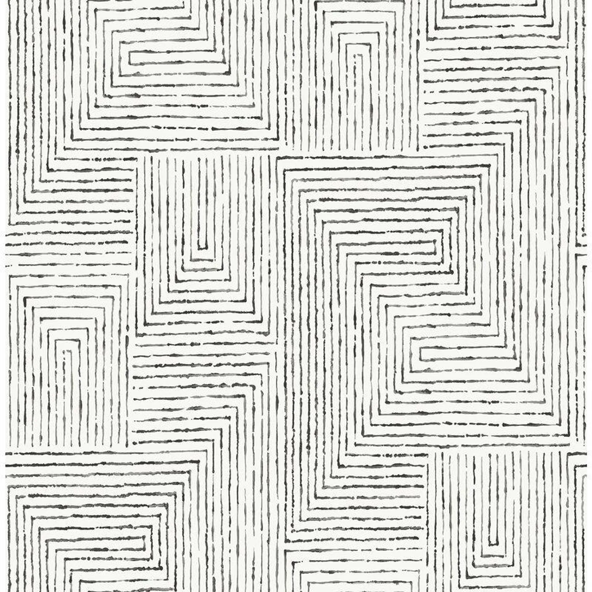 Ink Modern Peel & Stick Geometric Wallpaper